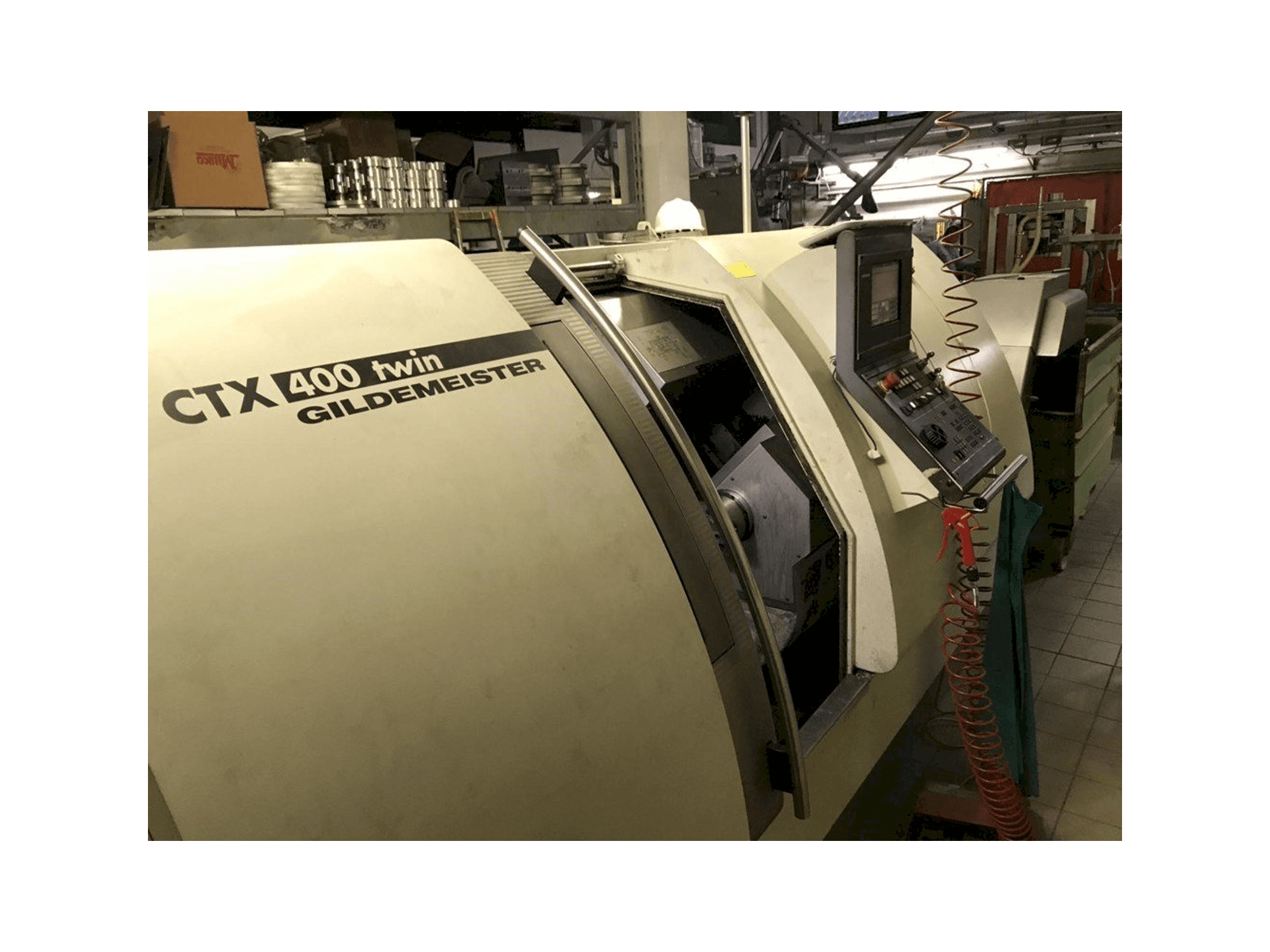 Front view of Gildemeister CTX 400 Twin machine