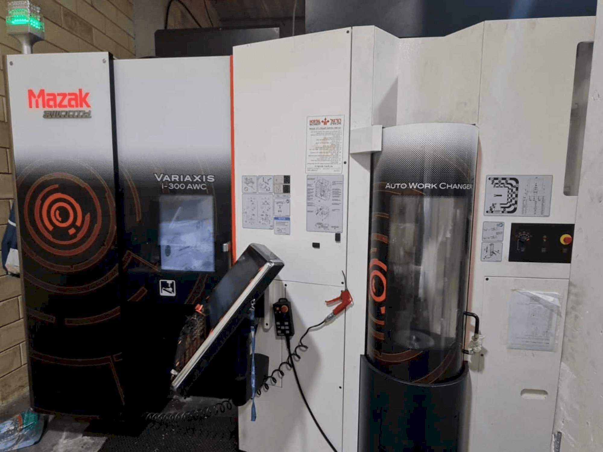 Front view of Mazak VARIAXIS I-300 AWC machine