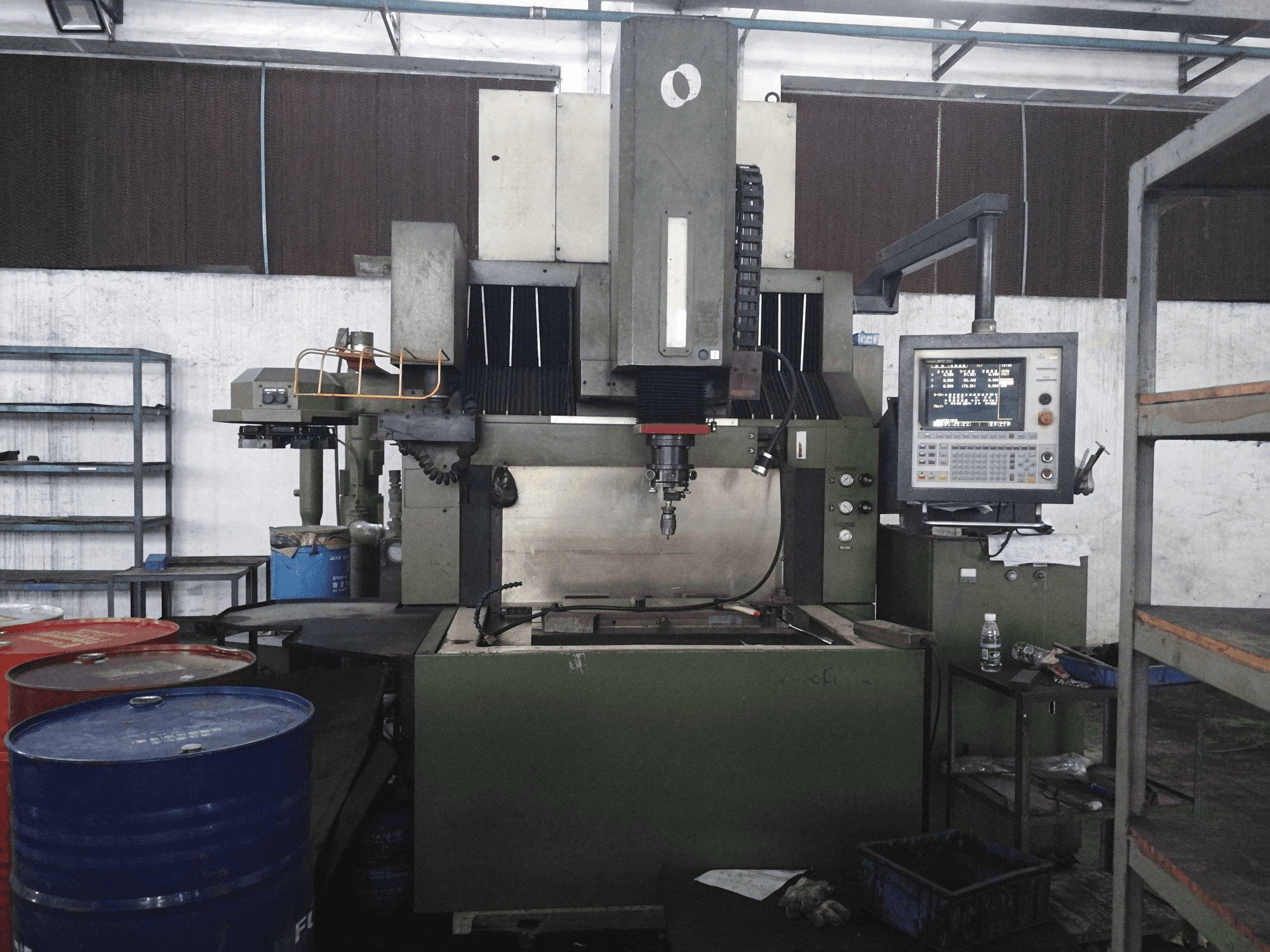 Front view of Makino EDNC65 Machine