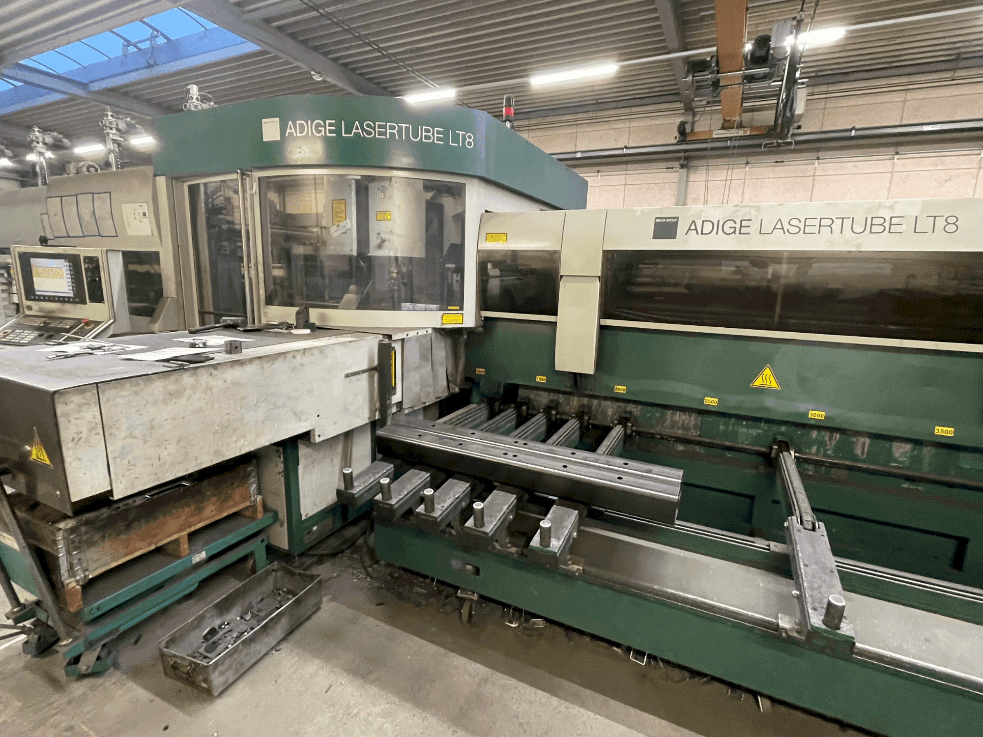 Front view of BLM Adige LT8 machine