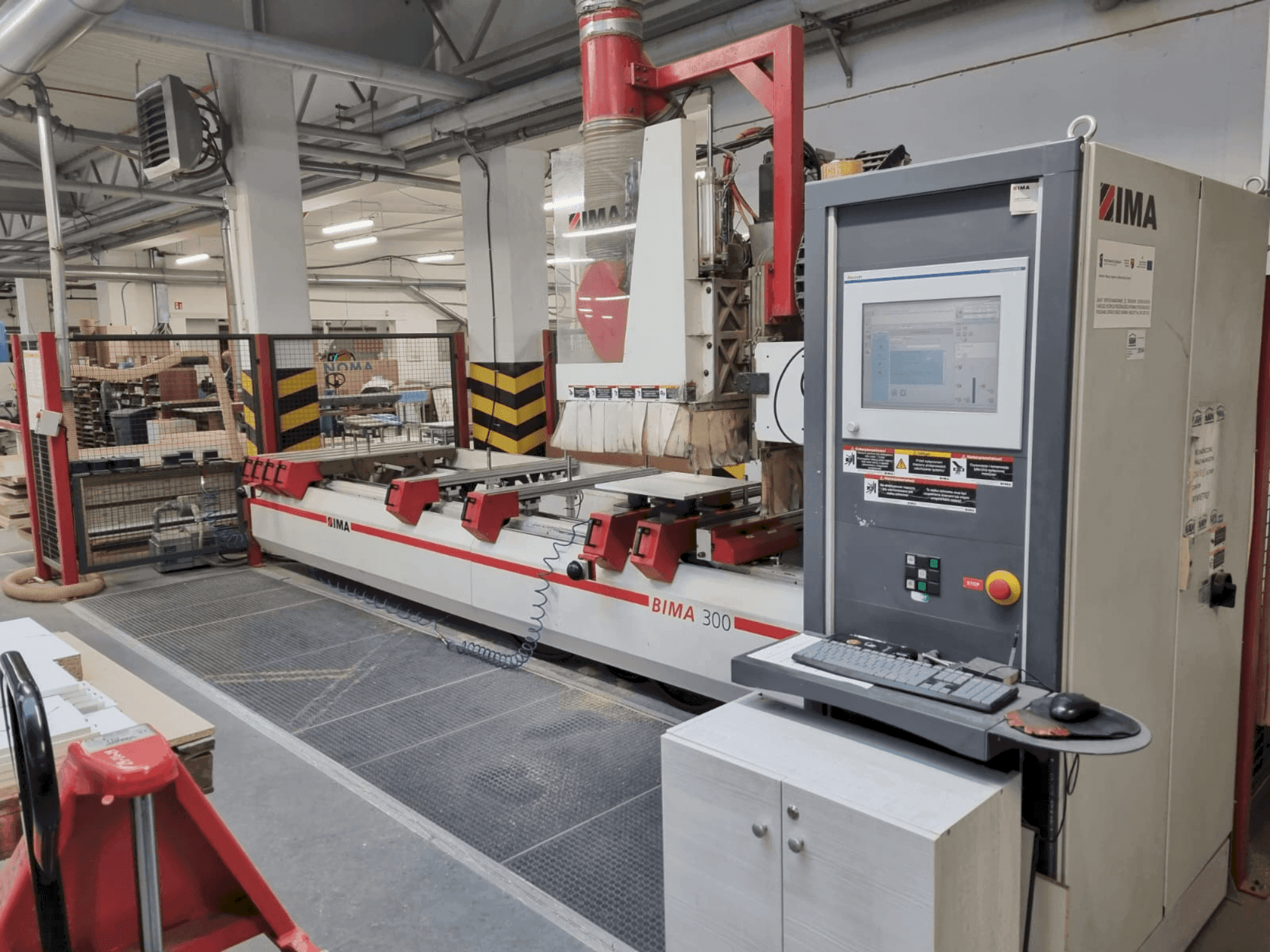 Front view of IMA BIMA 300 machine