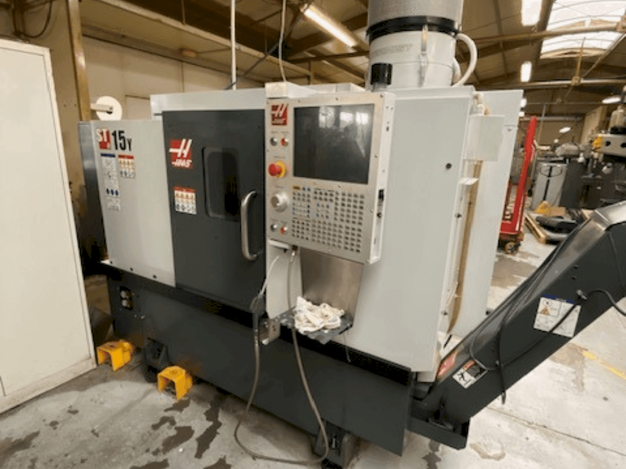 Front view of HAAS ST-15Y machine