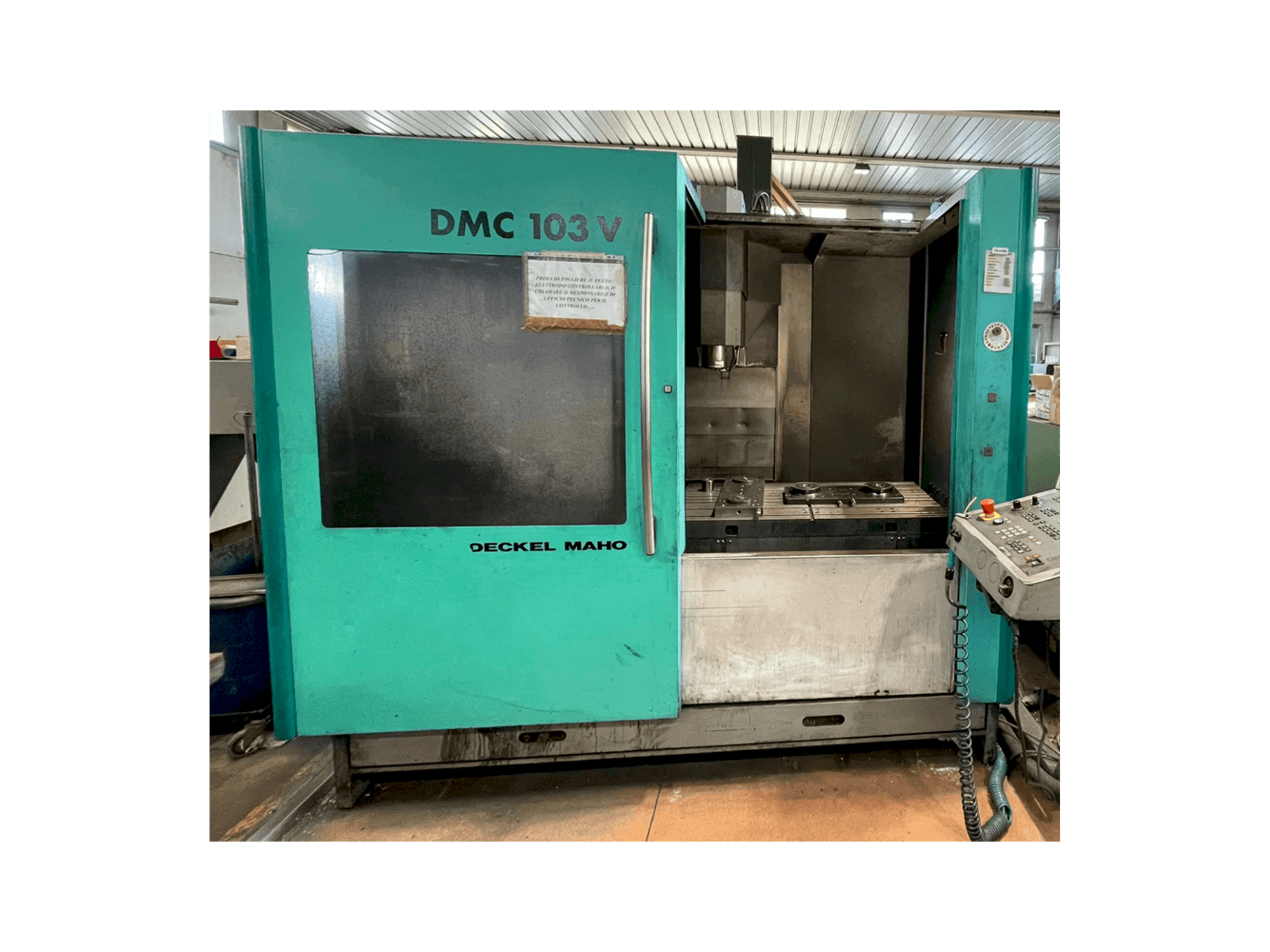 Front view of DECKEL MAHO DMC 103 machine