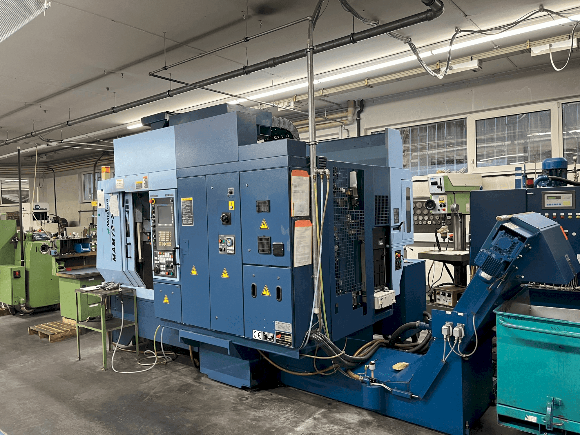 Front view of Matsuura MAM72-25V machine