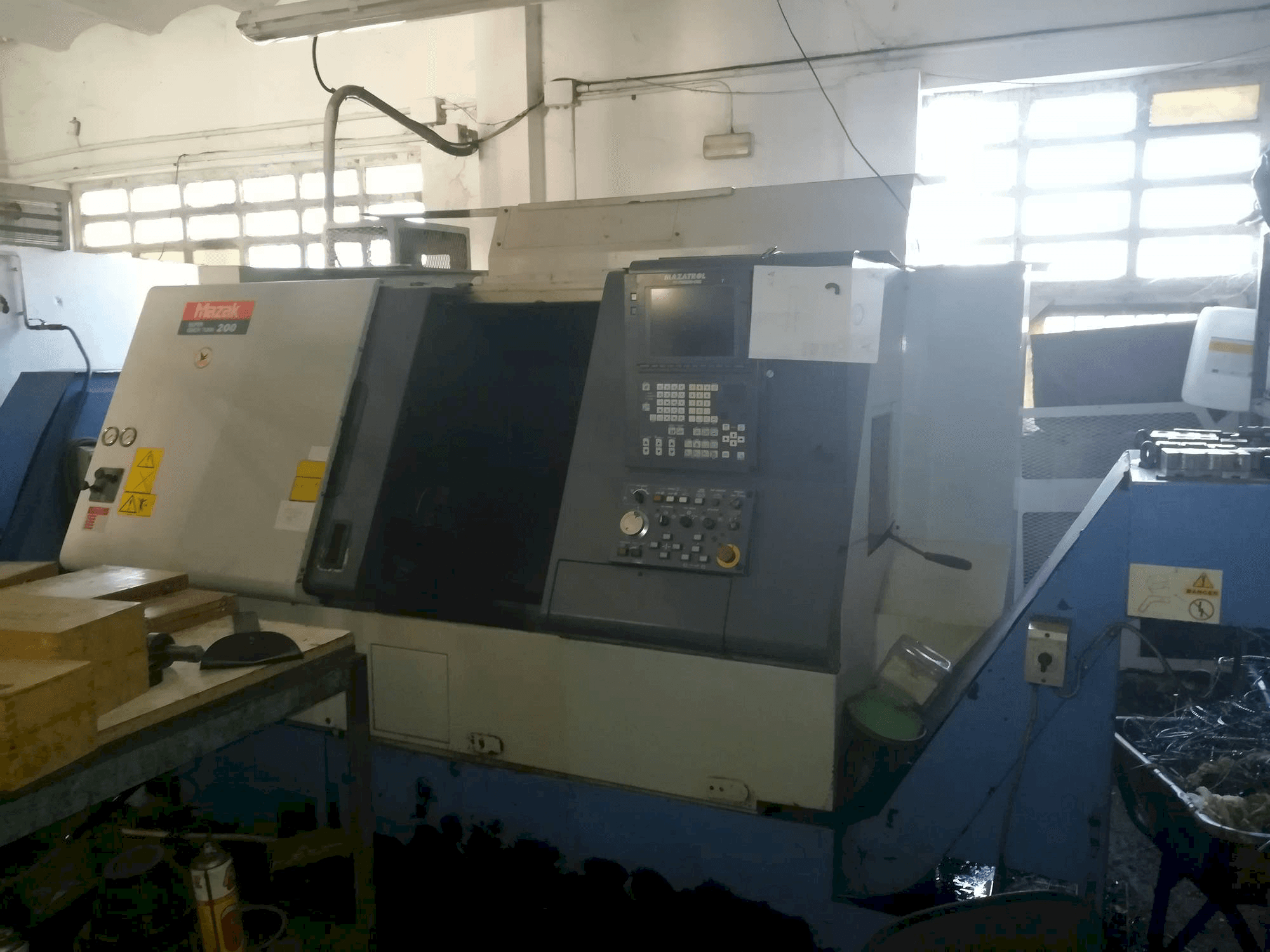 Front view of Mazak Super Quick Turn 200 machine