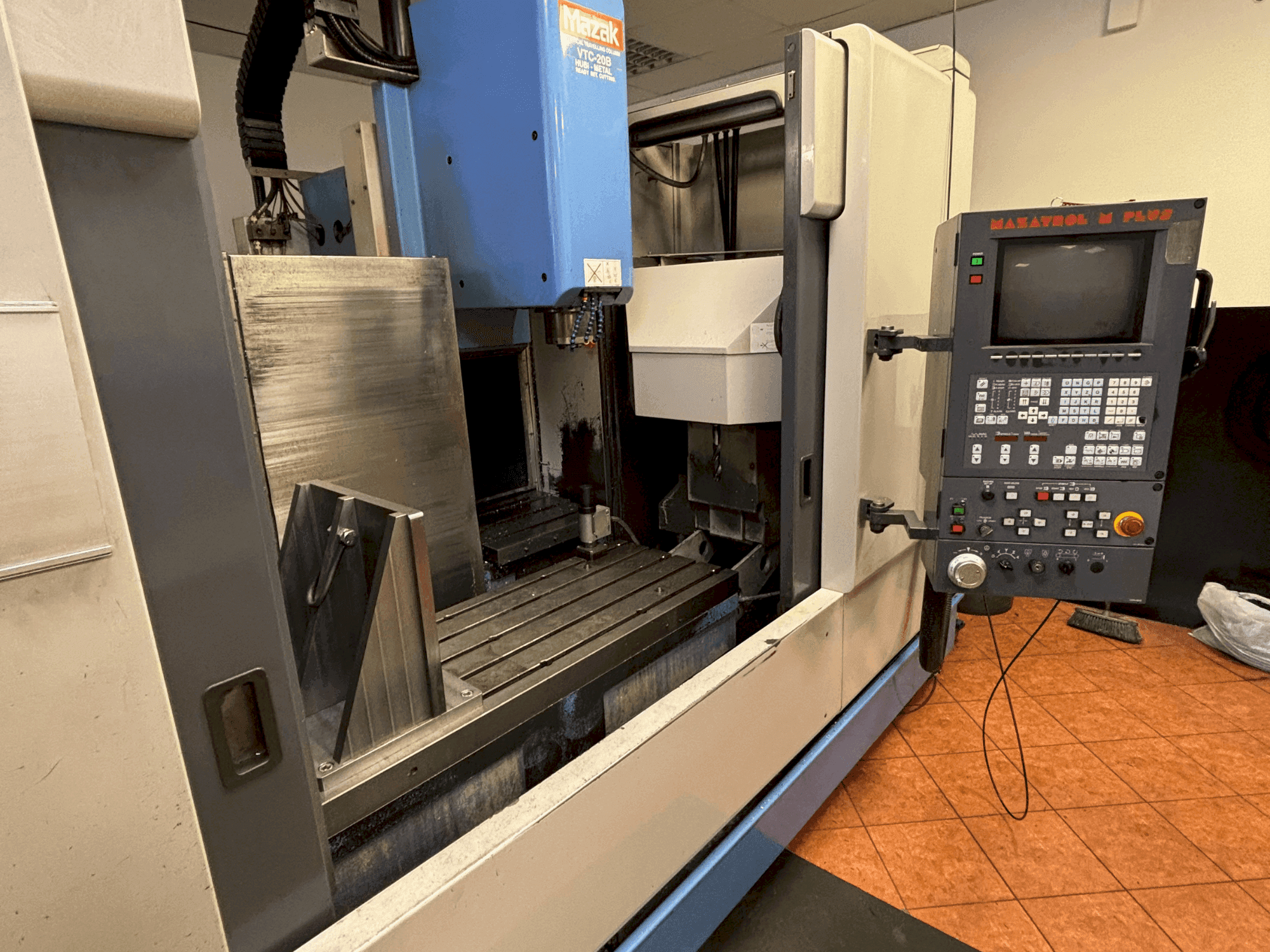 Front view of Mazak VTC-20B machine