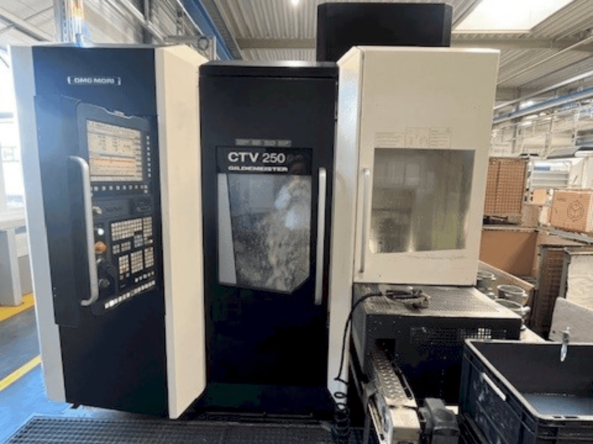 Front view of DMG MORI Gildemeister CTV 250 2nd machine