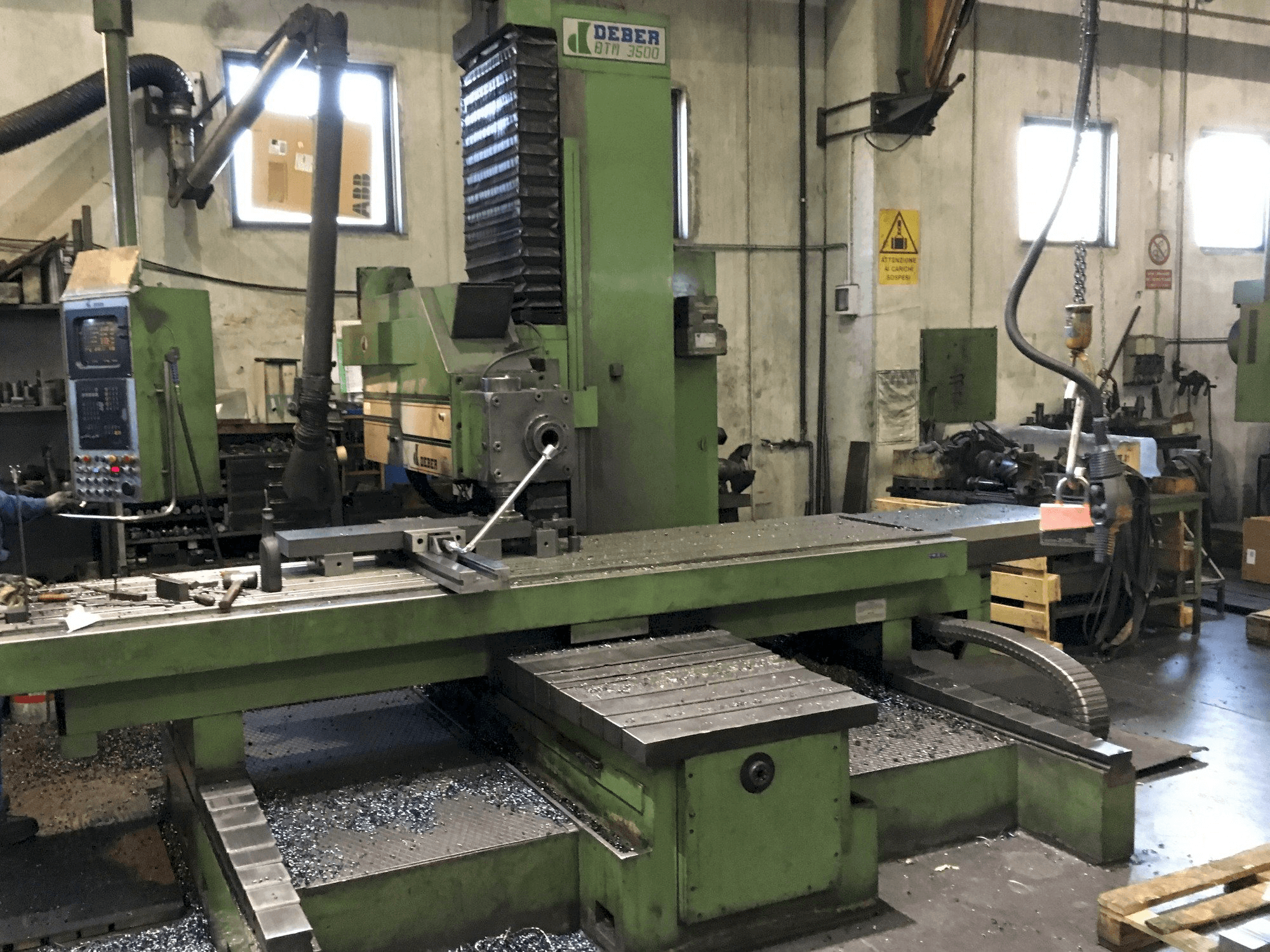 Front view of DEBER BMT 3500 machine