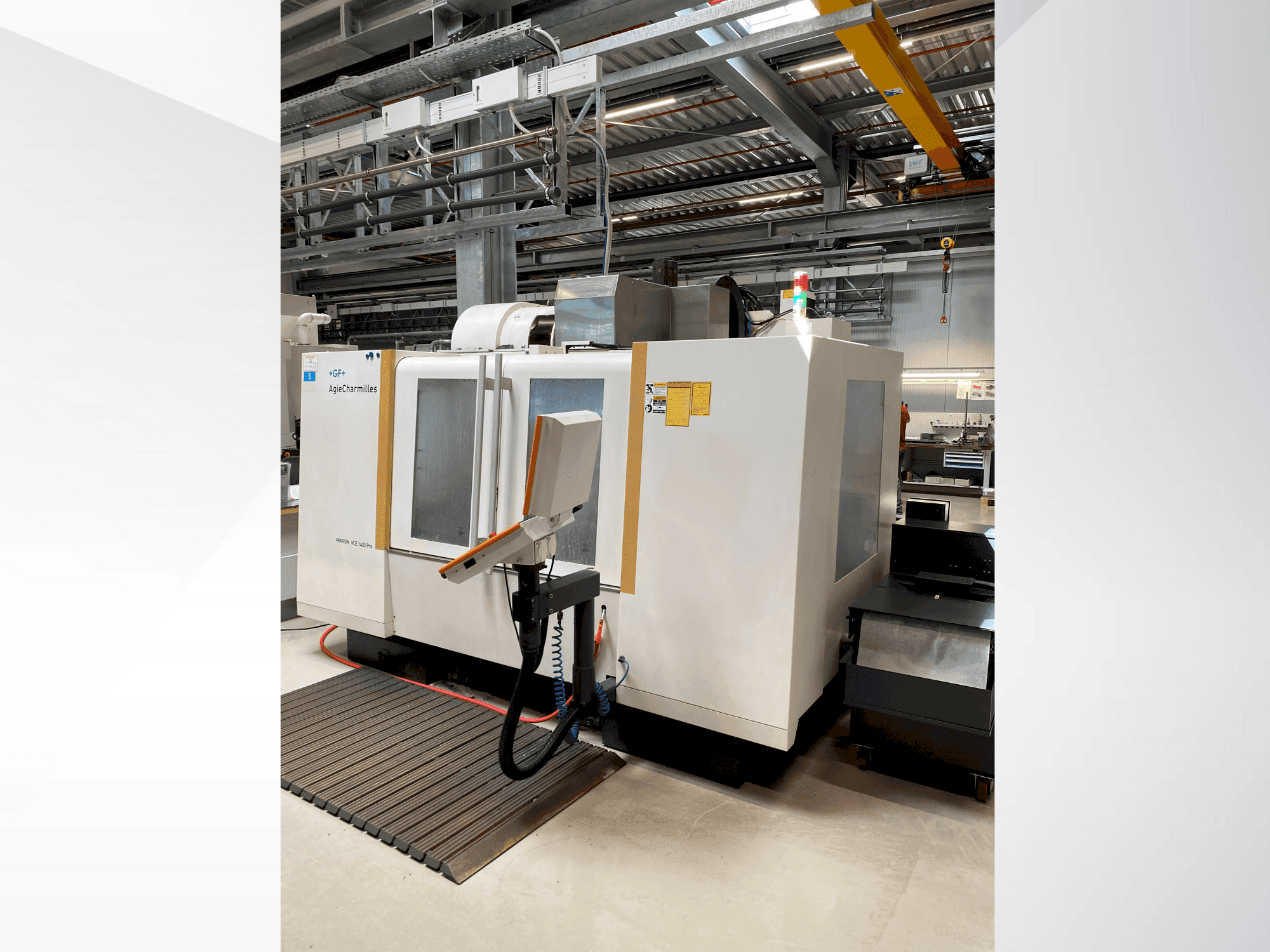 Front view of +GF+ AgieCharmilles MIKRON VCE 1400 PRO (2012) machine