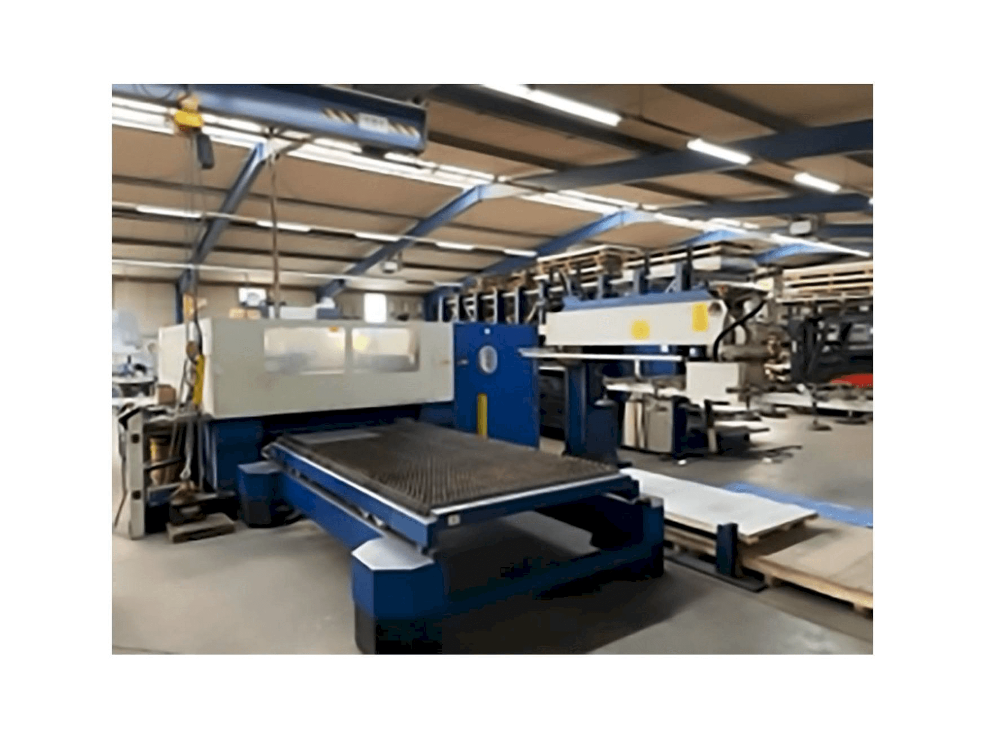 Front view of Trumpf Trumatic L 3030 machine