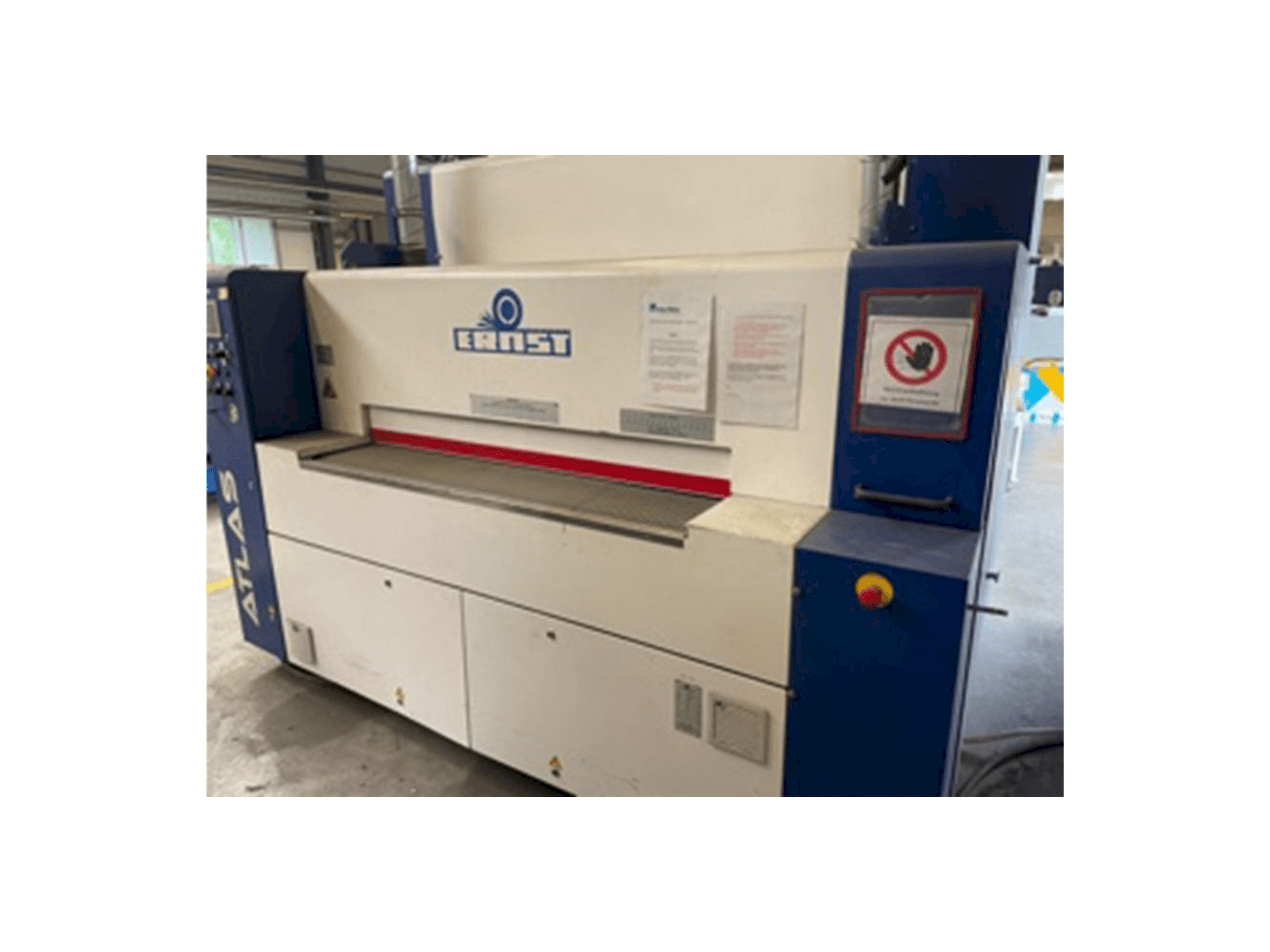 Front view of ERNST ATLAS ES machine