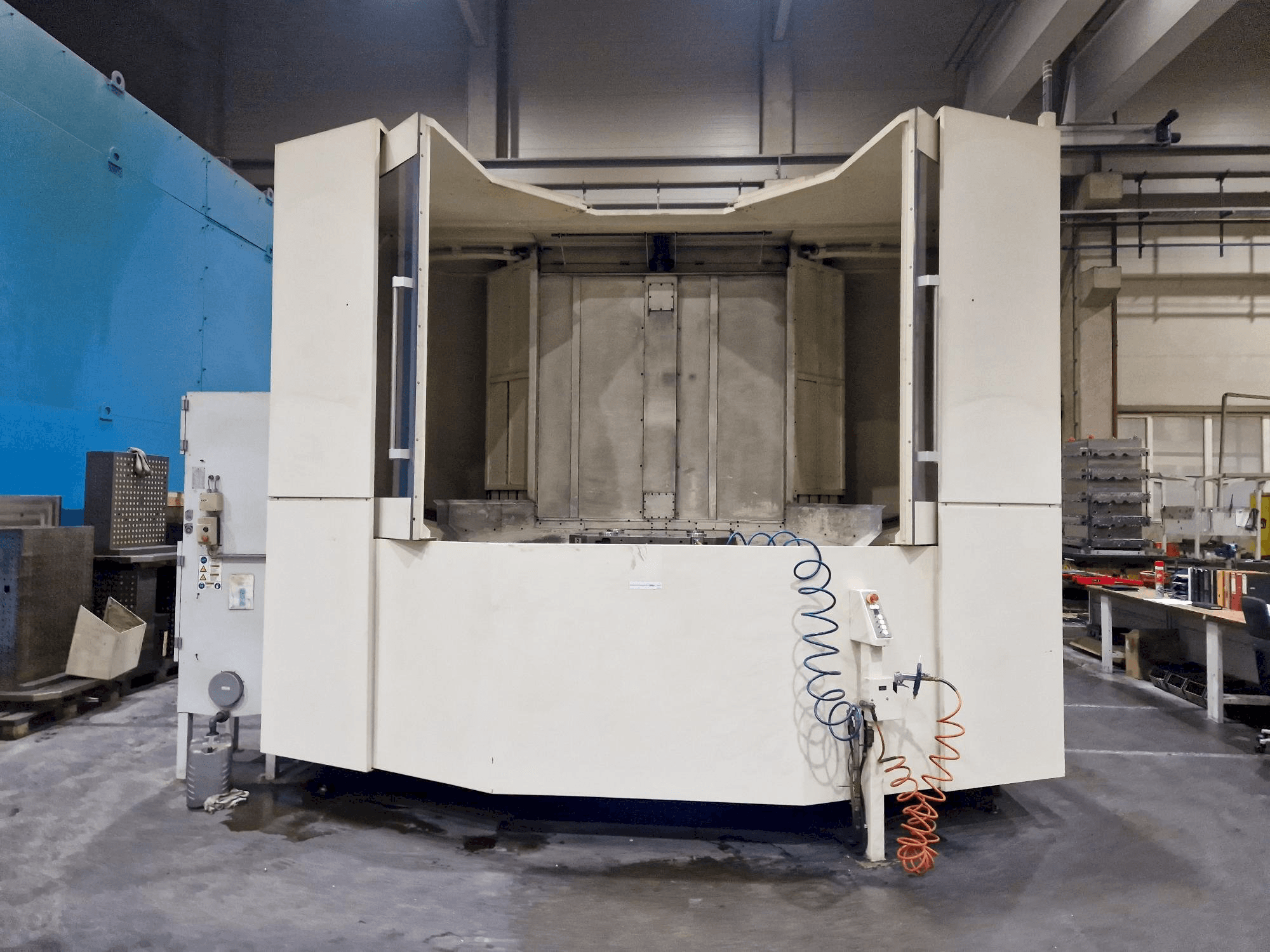 Front view of Makino a120nx machine