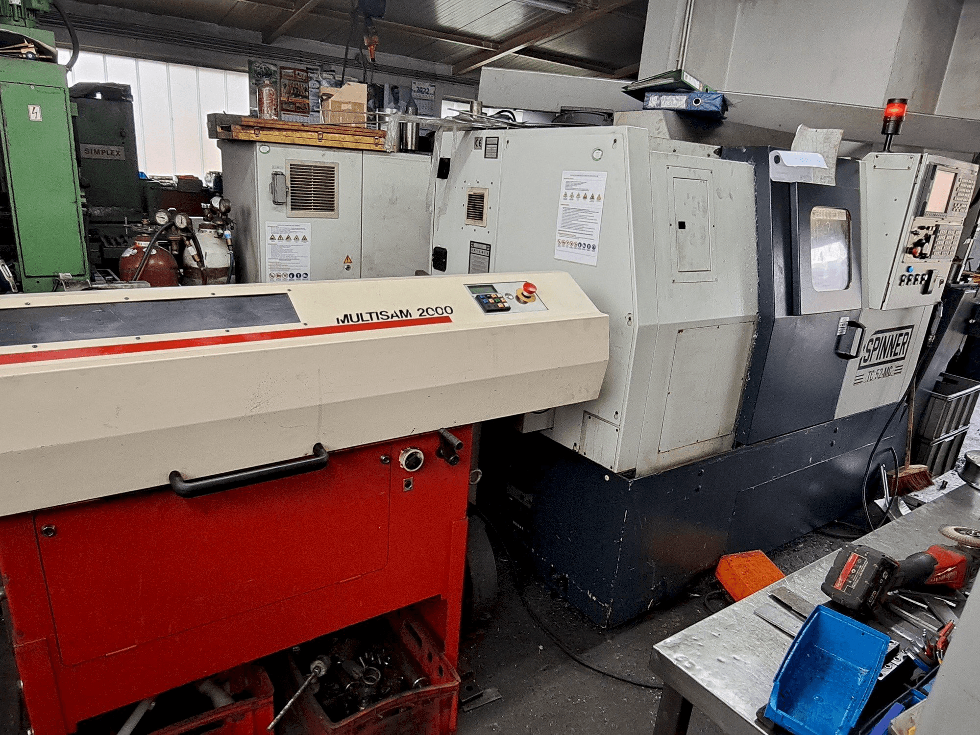 Front view of SPINNER TC 52-MC machine
