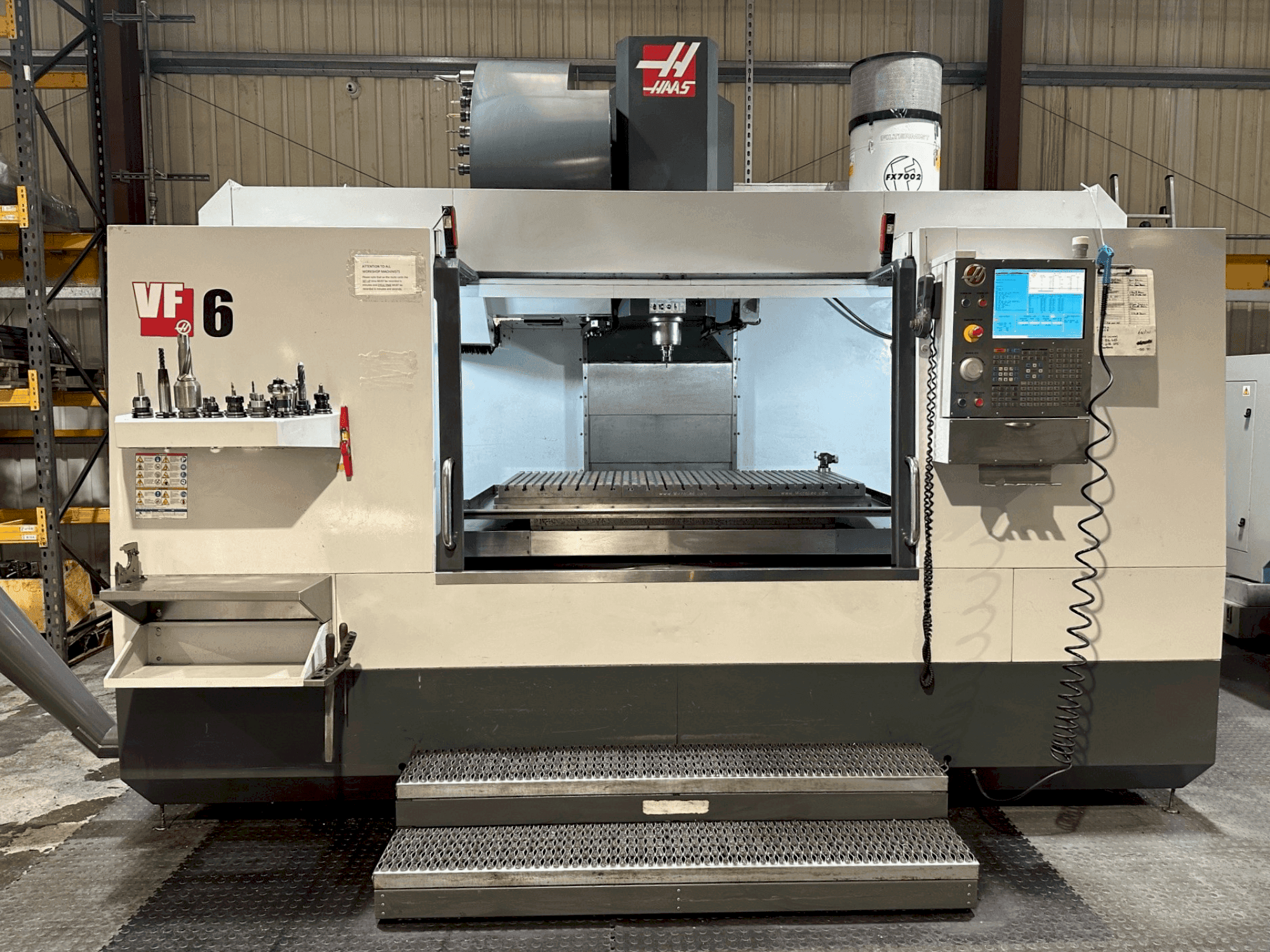 Front view of HAAS VF-6/40 machine