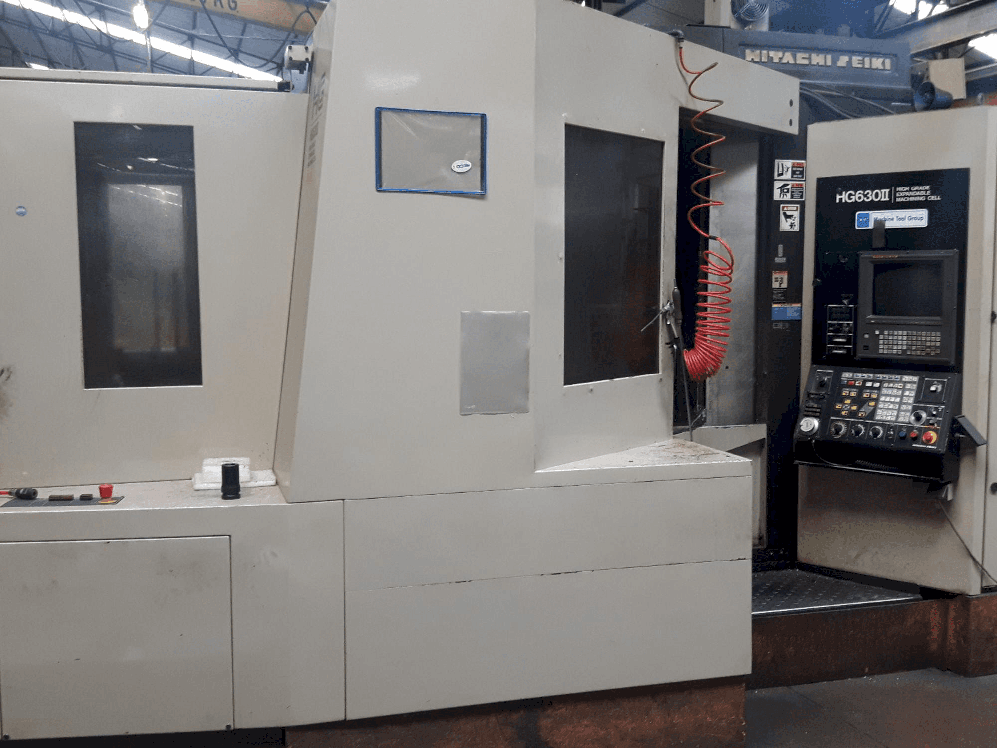 Left side view of HITACHI SEIKI HG 630 machine