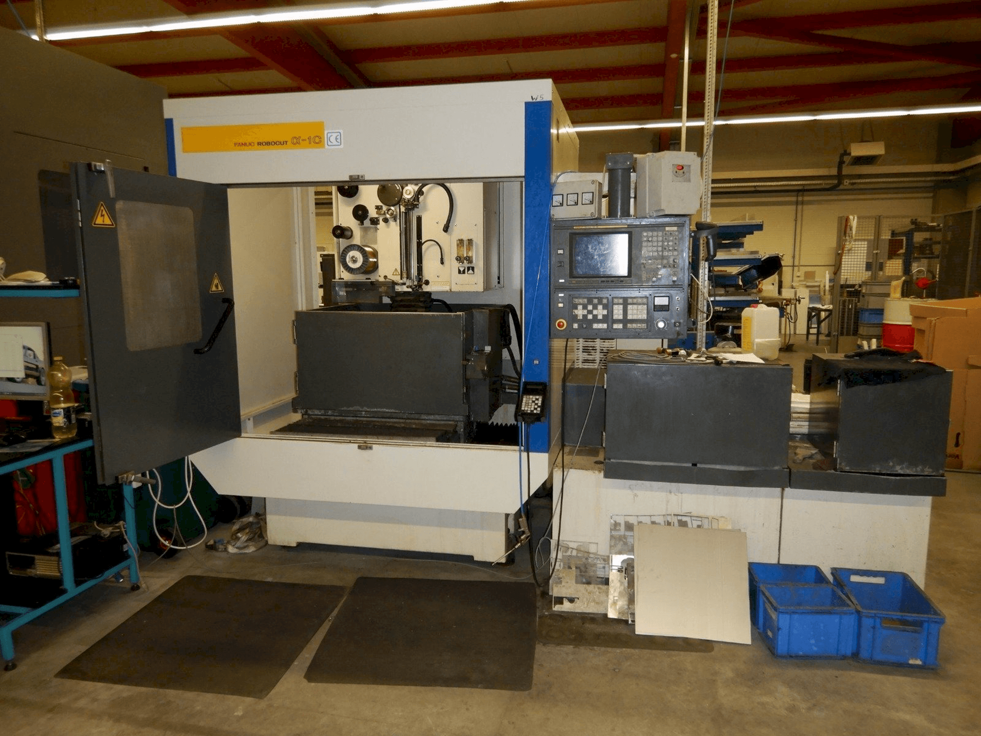 Front view of FANUC ROBOCUT ALPHA 1C machine