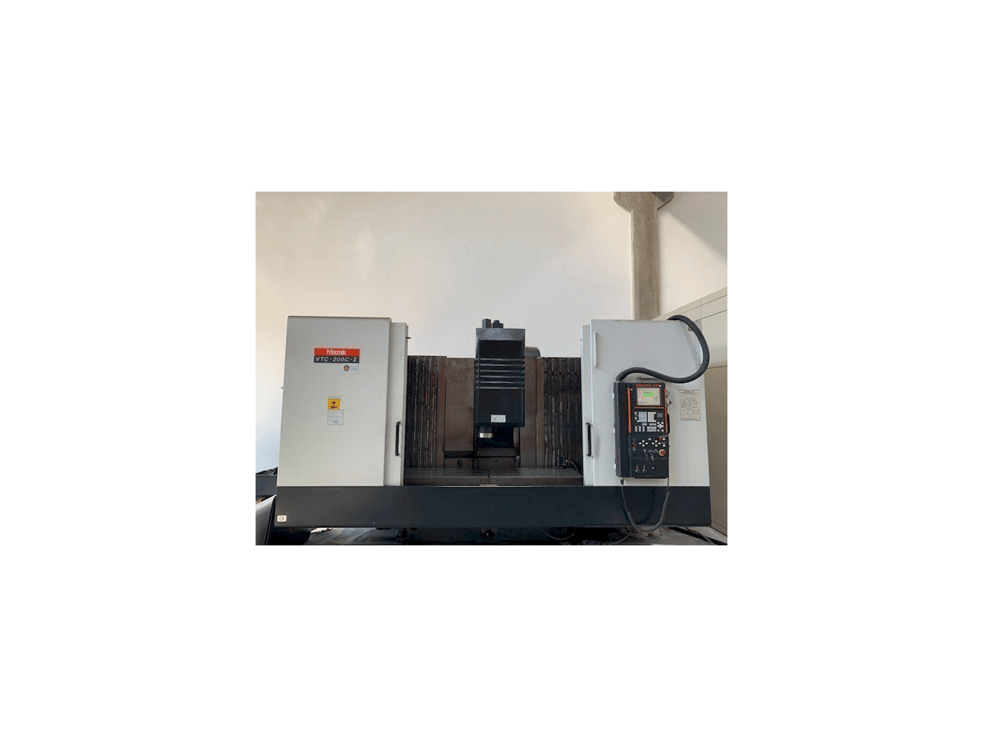 Front view of Mazak VT 200C II machine