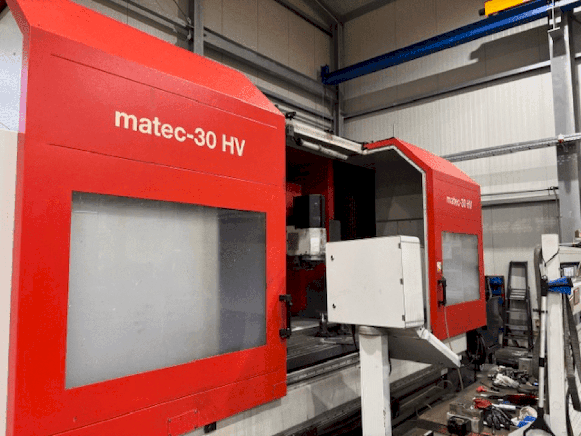 Front view of Matec 30-HV machine