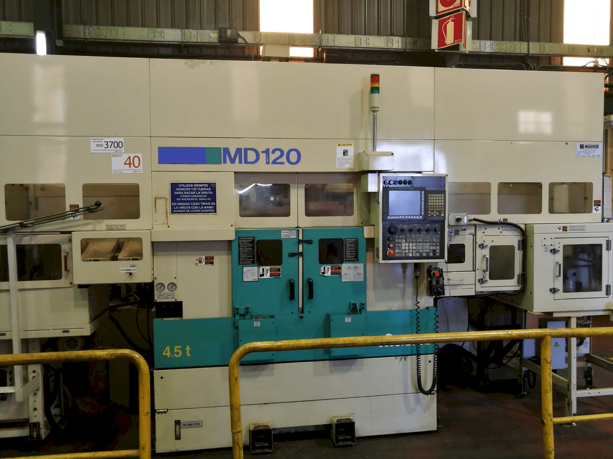 Front view of Muratec MD120 machine