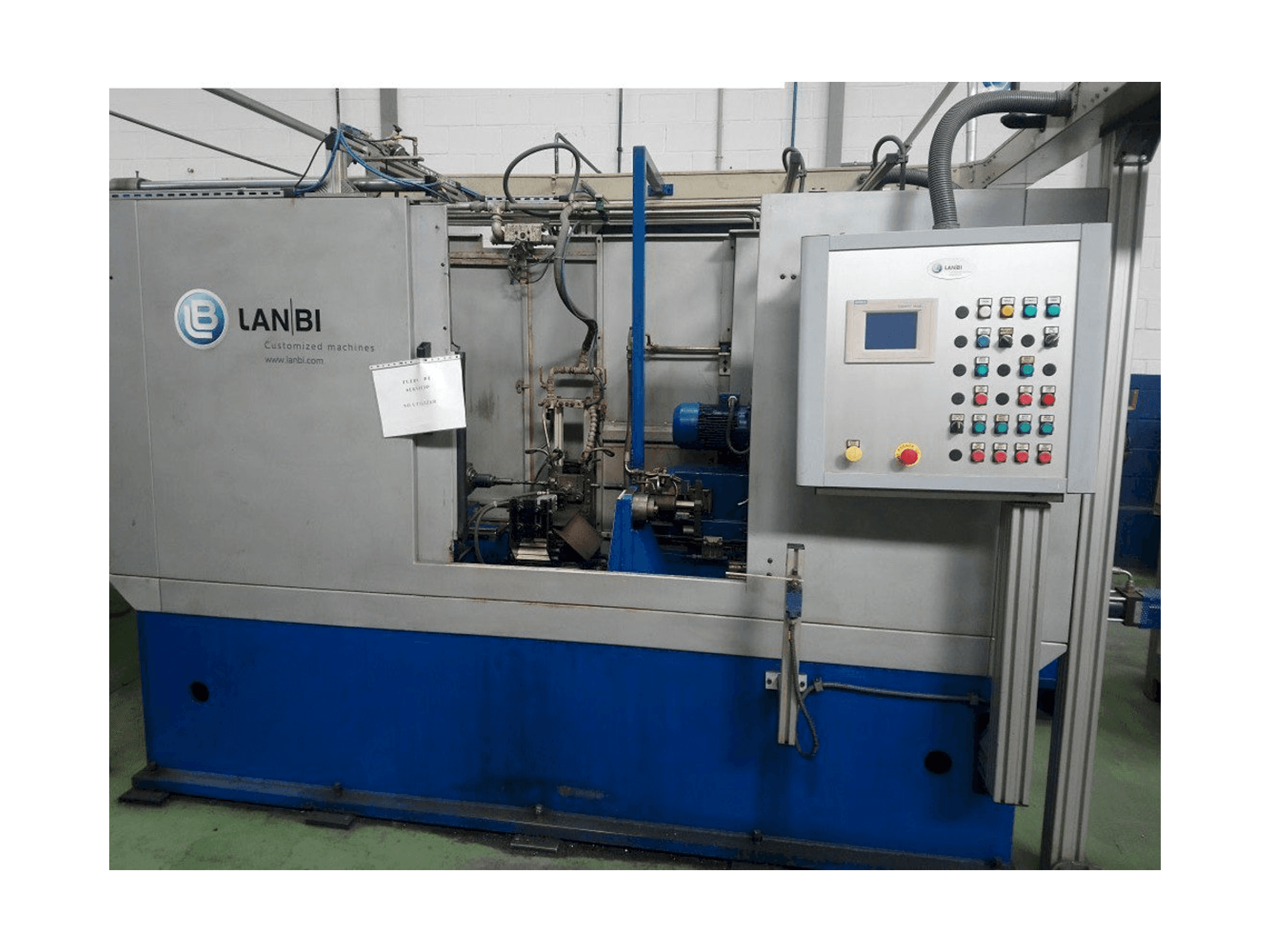 Front view of Lanbi machine