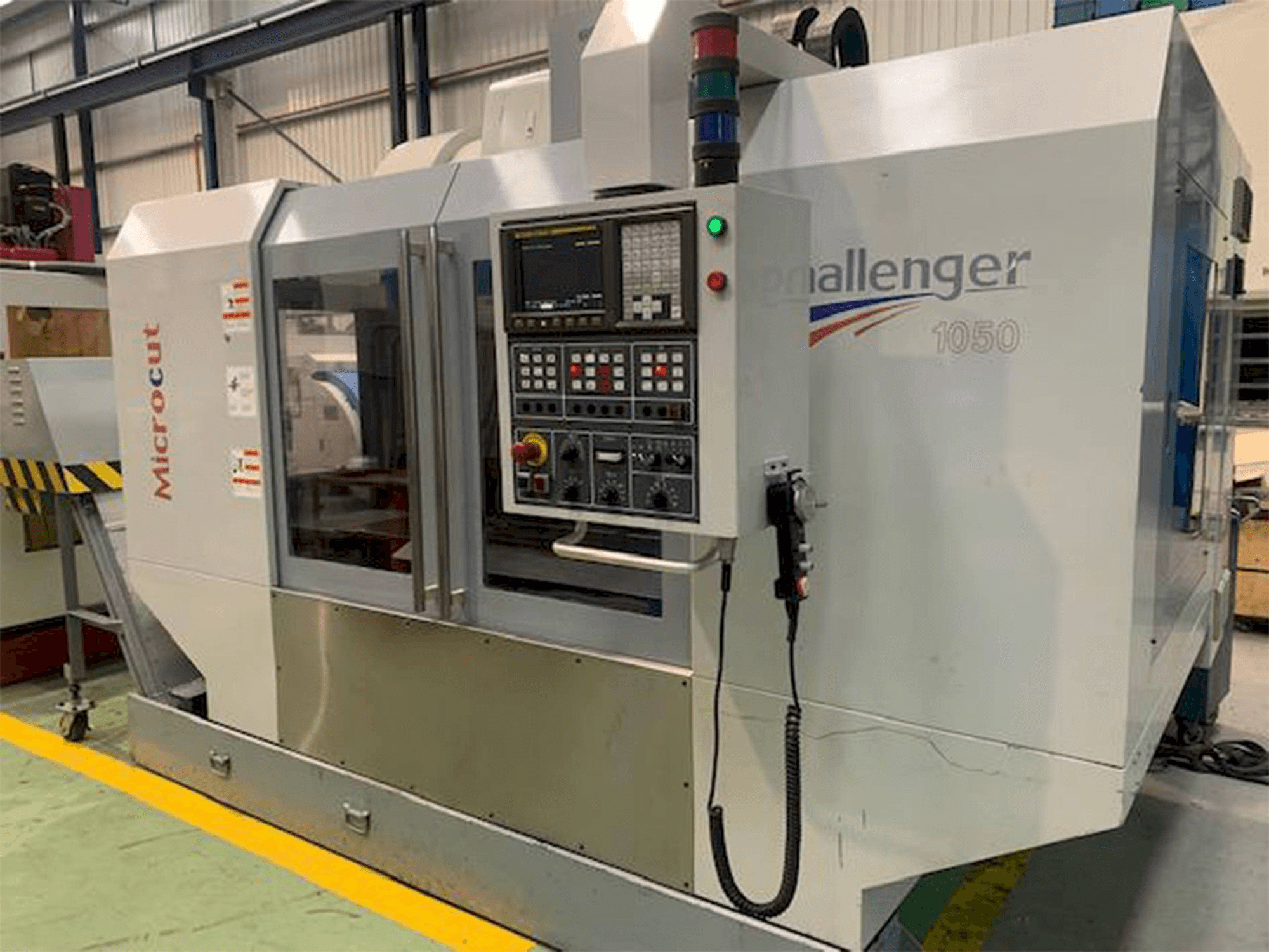 Front view of MICROCUT Challenger 1050 machine