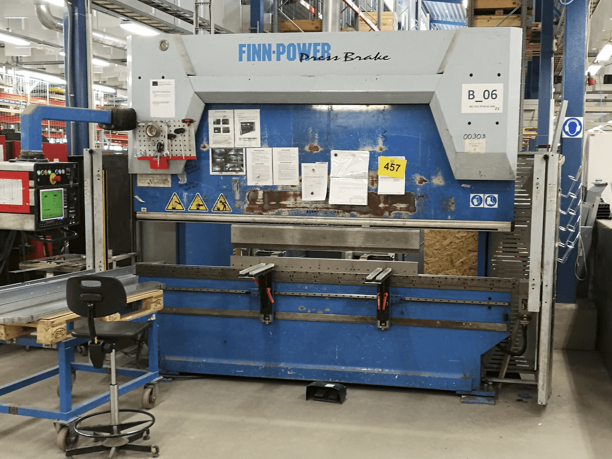 Front view of Finn-Power B 125-3060-C6W-GC Machine