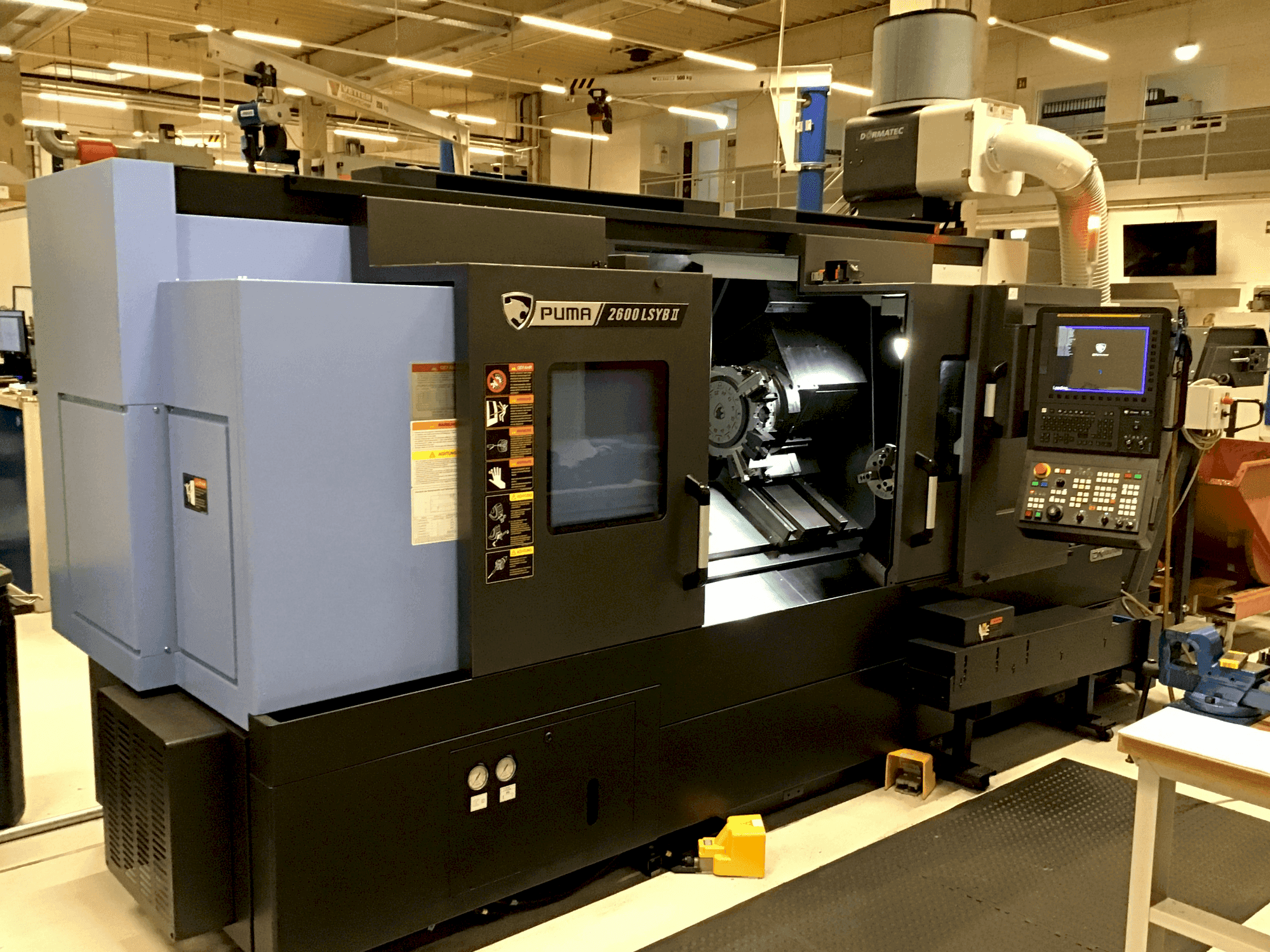 Front view of DN SOLUTIONS Puma 2600 LSYB II machine
