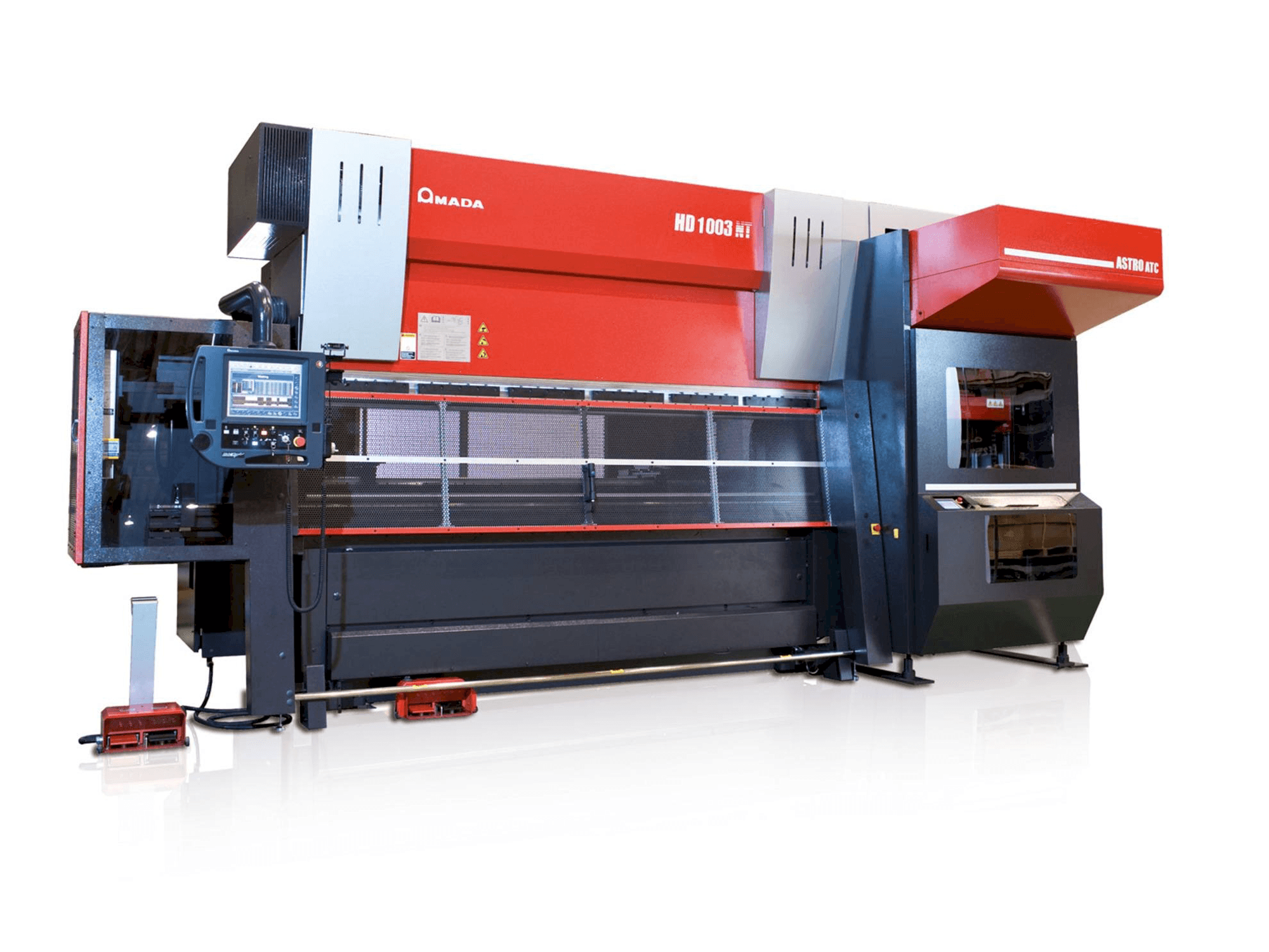 Front view of AMADA HD-1003ATC machine