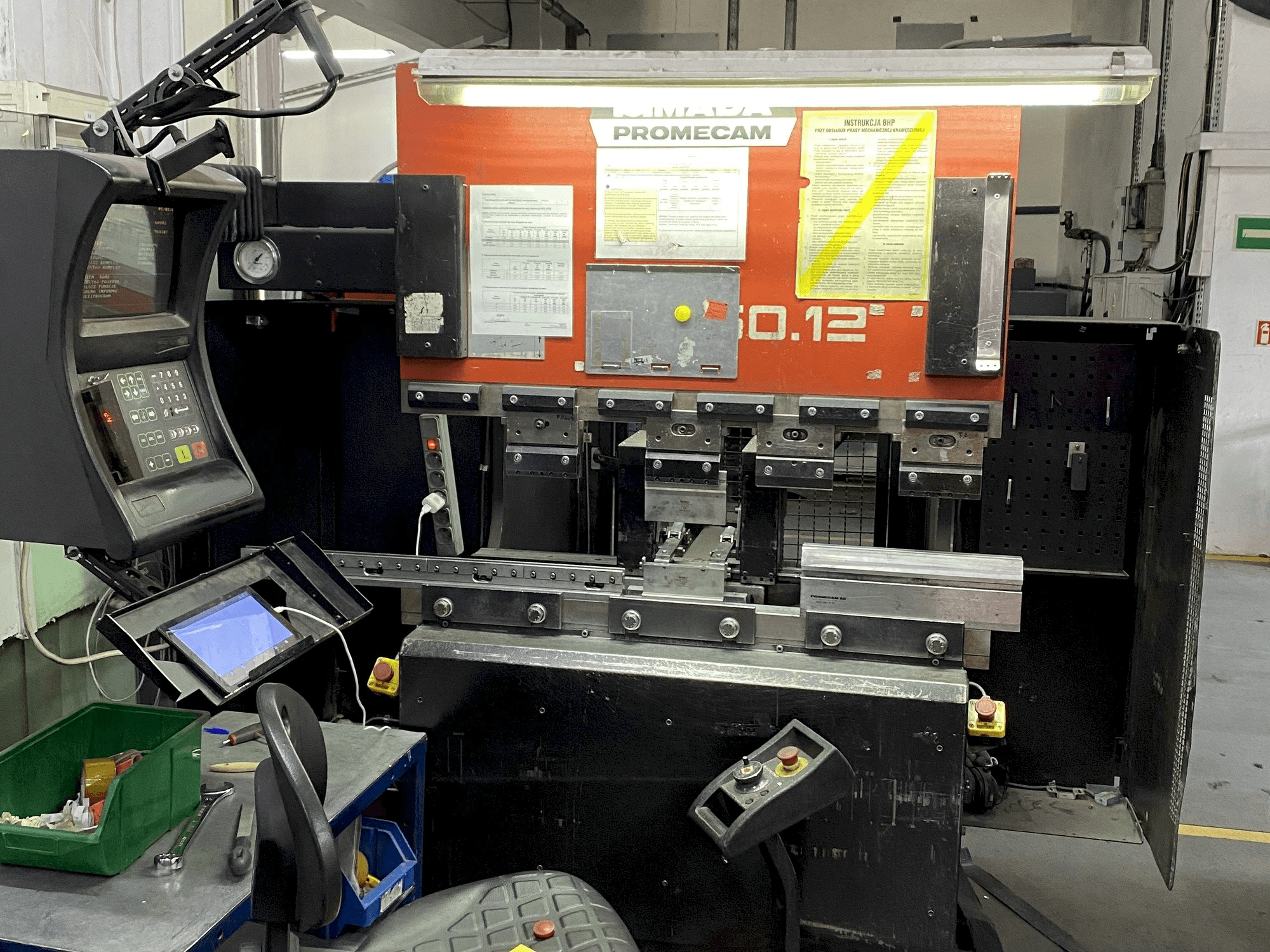 Front view of AMADA ITPS2 50-12 machine