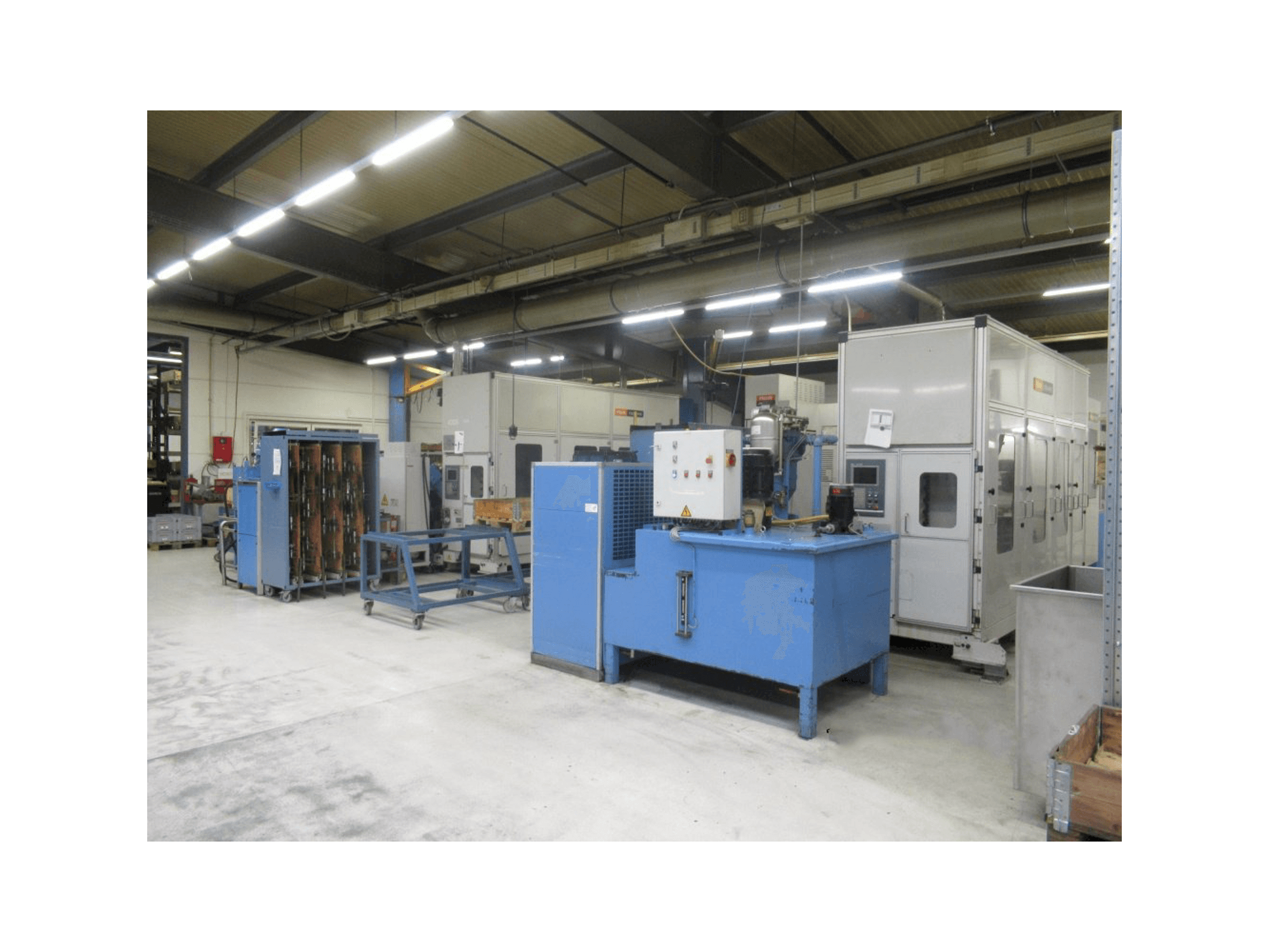 Front view of Mazak PALLETECH Automation System Production Line machine