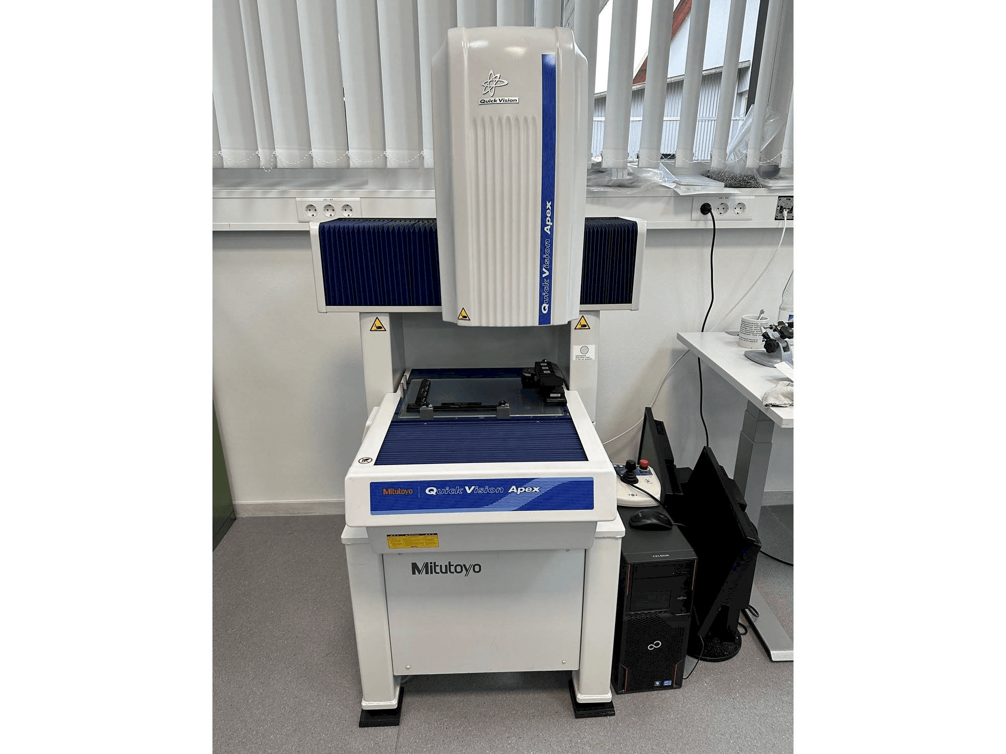 Front view of Mitutoyo Quick Vision Apex machine