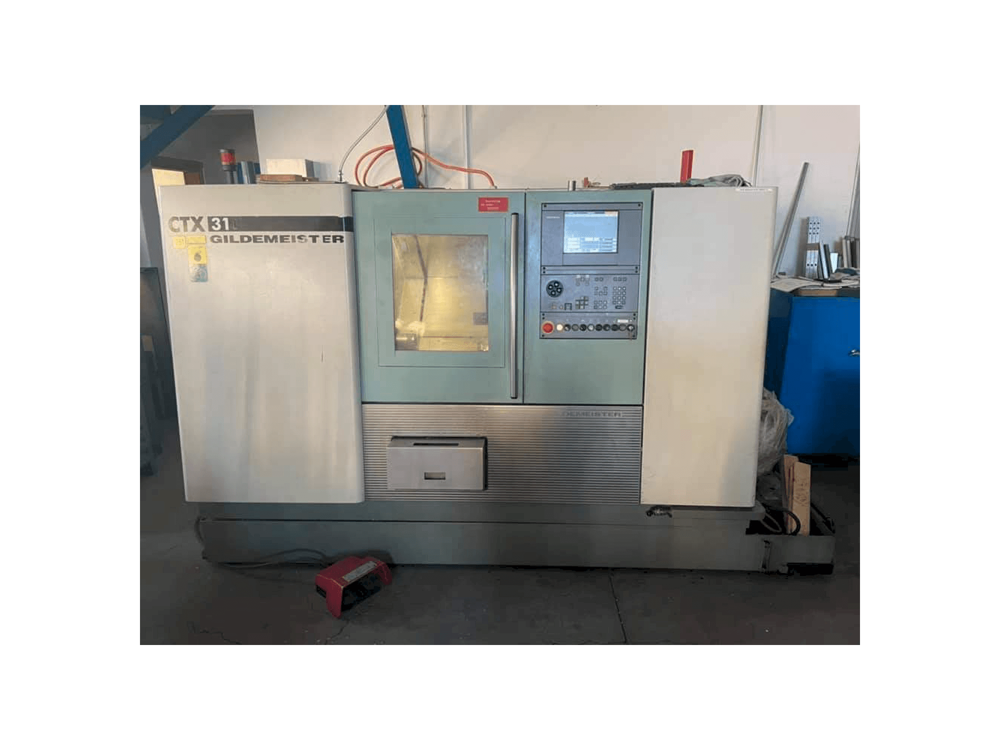Front view of Gildemeister CTX 310 machine