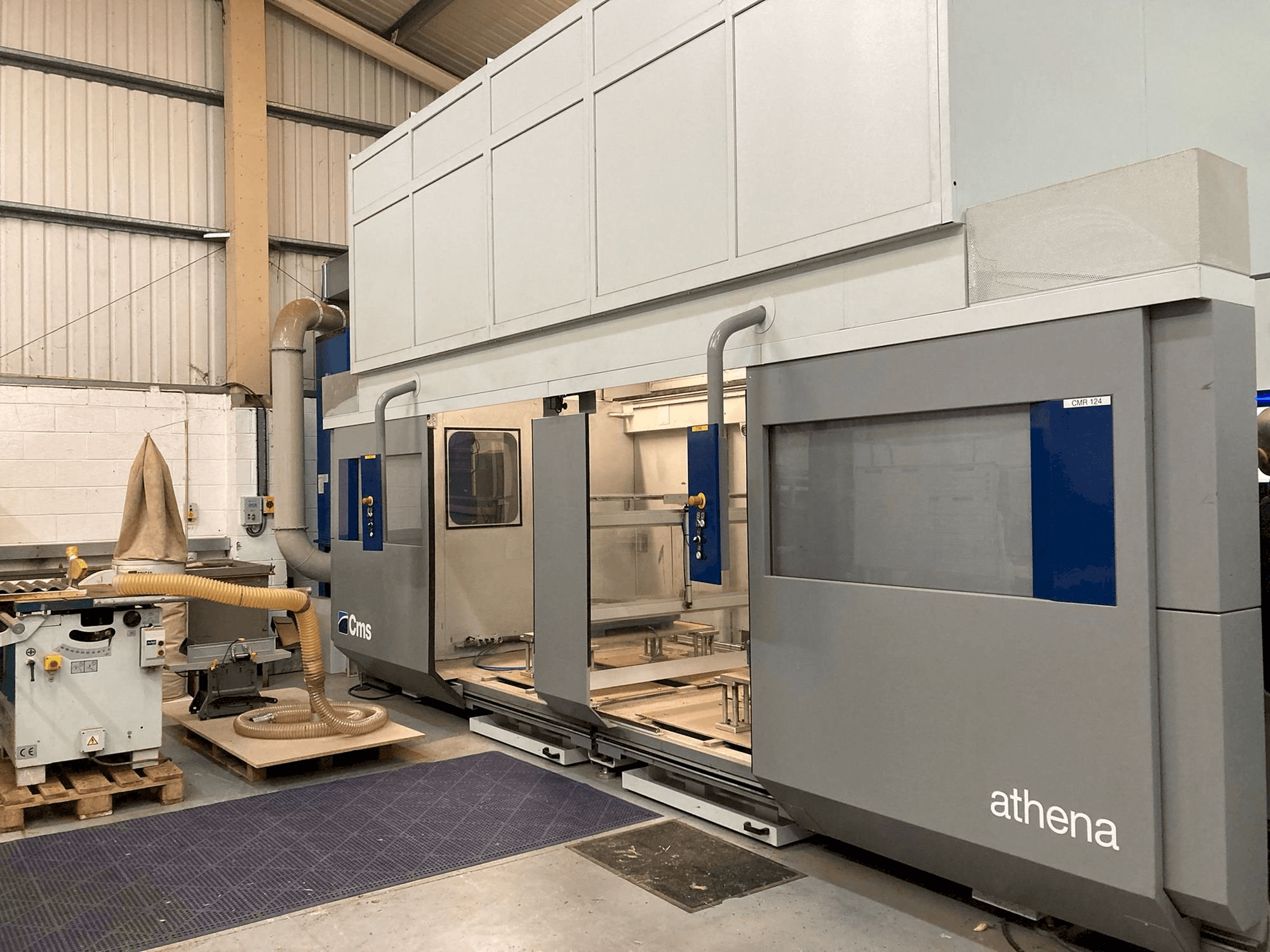 Front view of CMS Athena machine