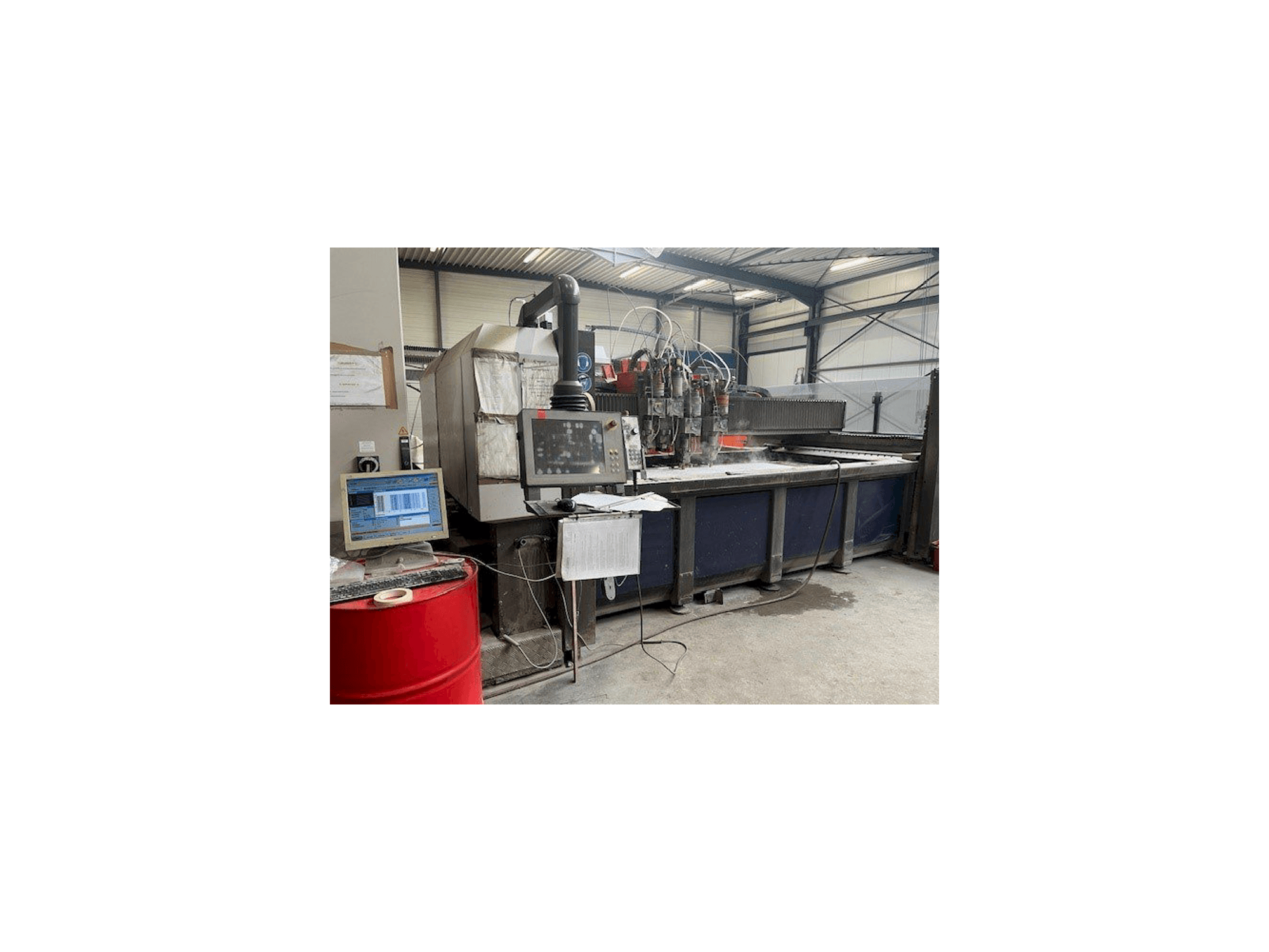 Front view of Bystronic ByJet Pro 3015 machine