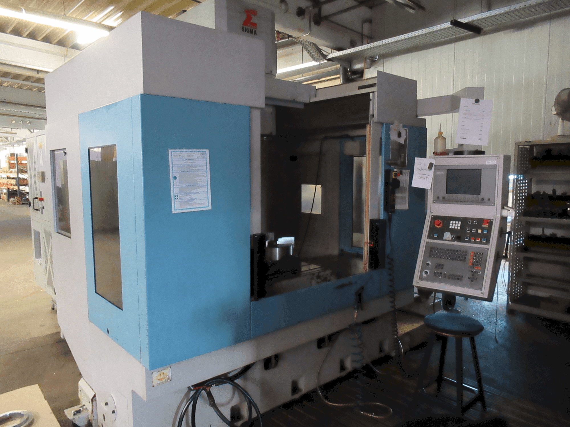 Front view of Sigma Zenit 3 machine