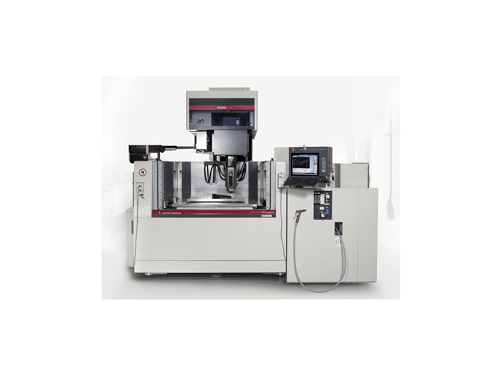 Front view of Mitsubishi FA 30S Advance machine
