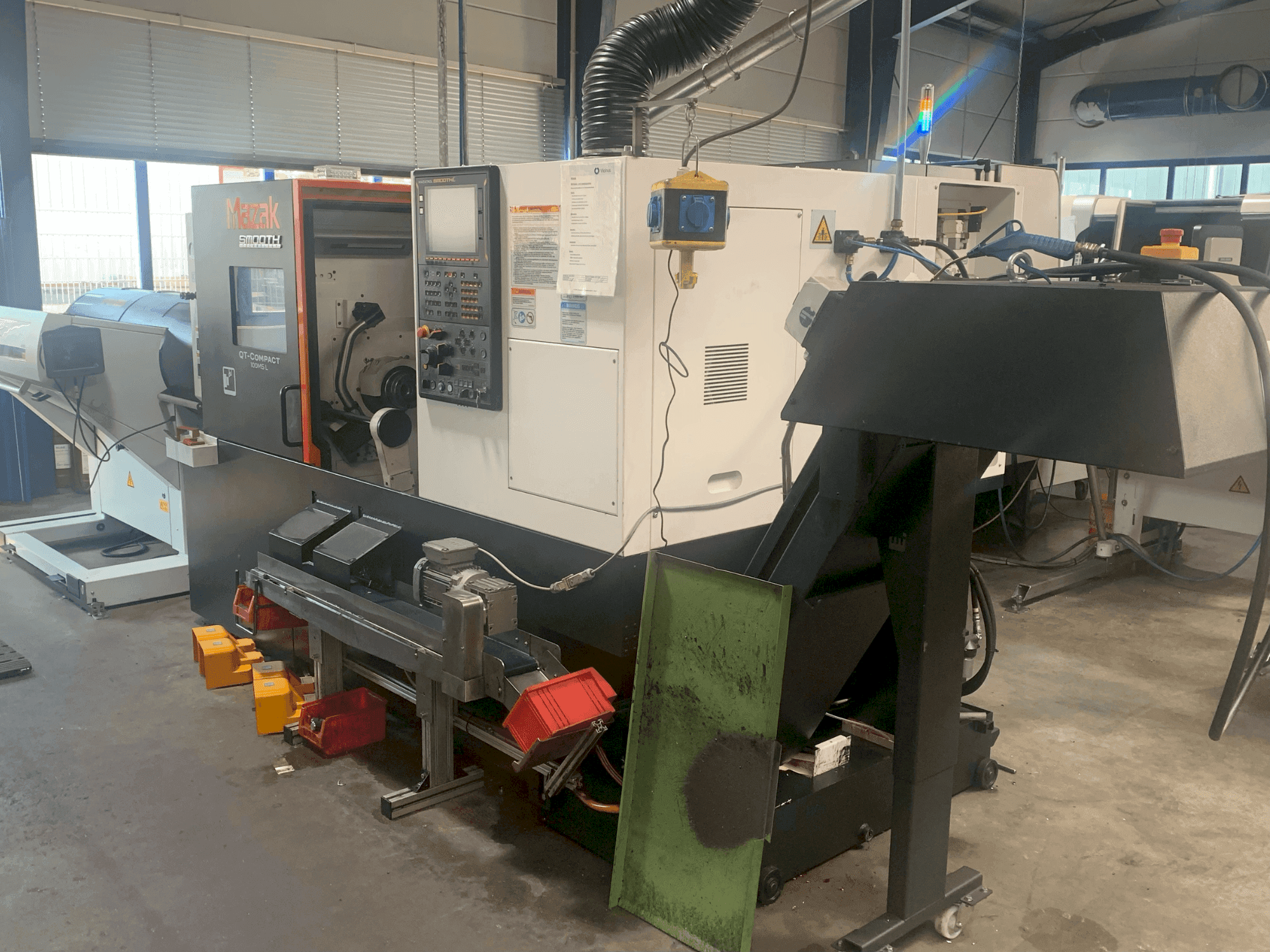 Front view of Mazak QTC 100 MSL machine