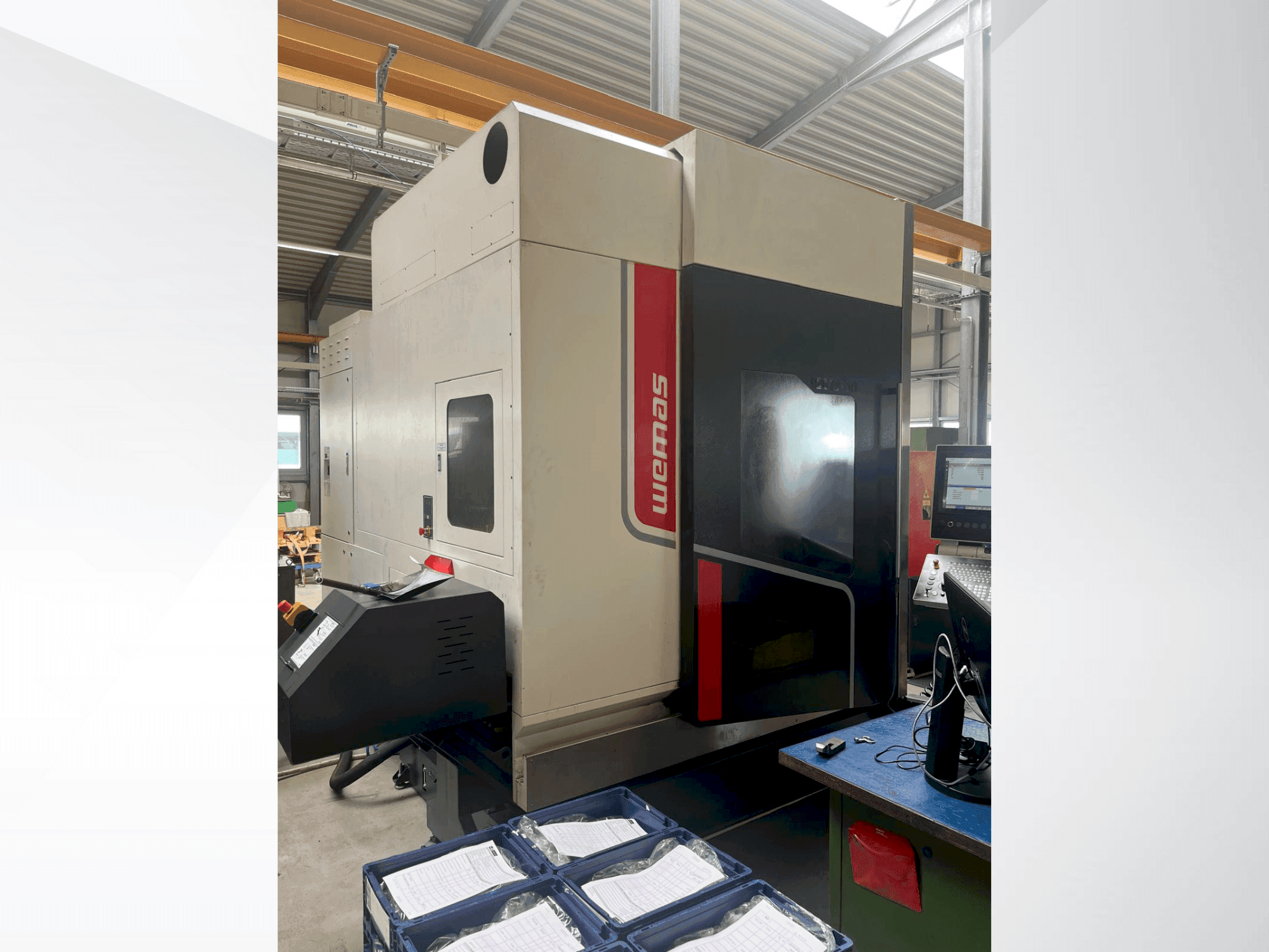 Front view of WEMAS VZG 72 machine