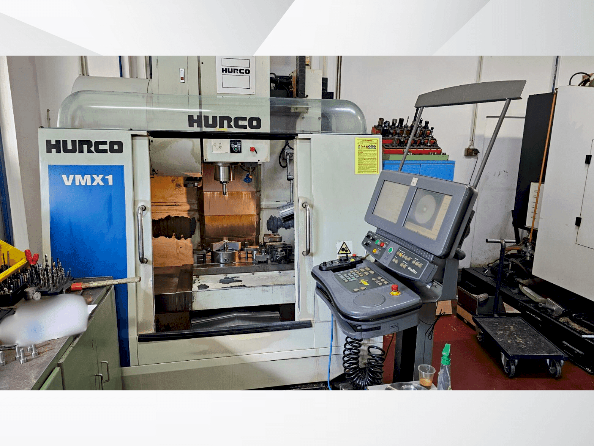 Front view of Hurco VMX 10 machine