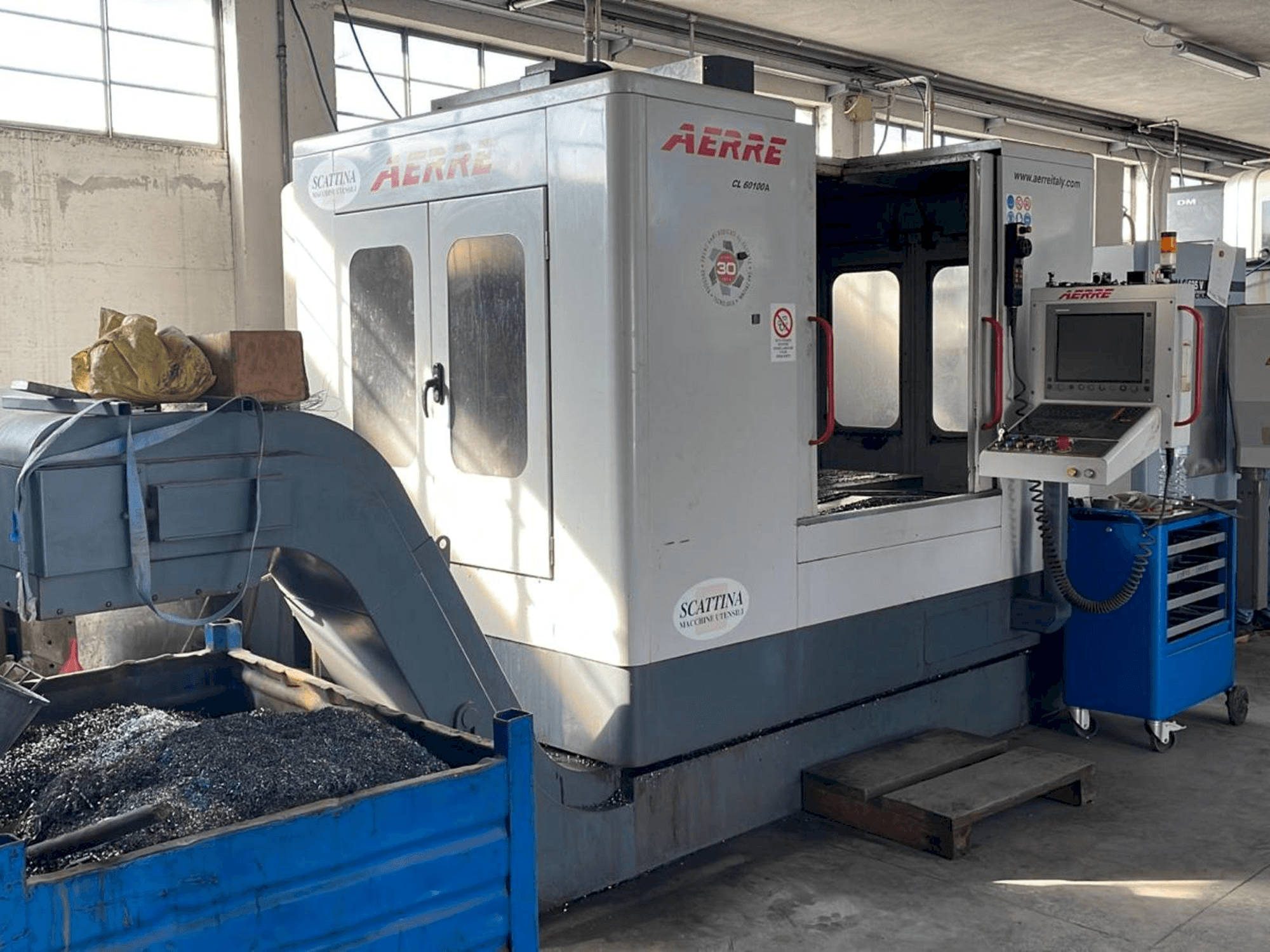 Front view of AERRE CL60 100A machine