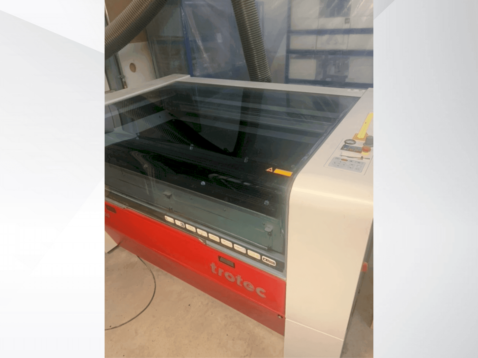 Front view of Trotec SP500 machine