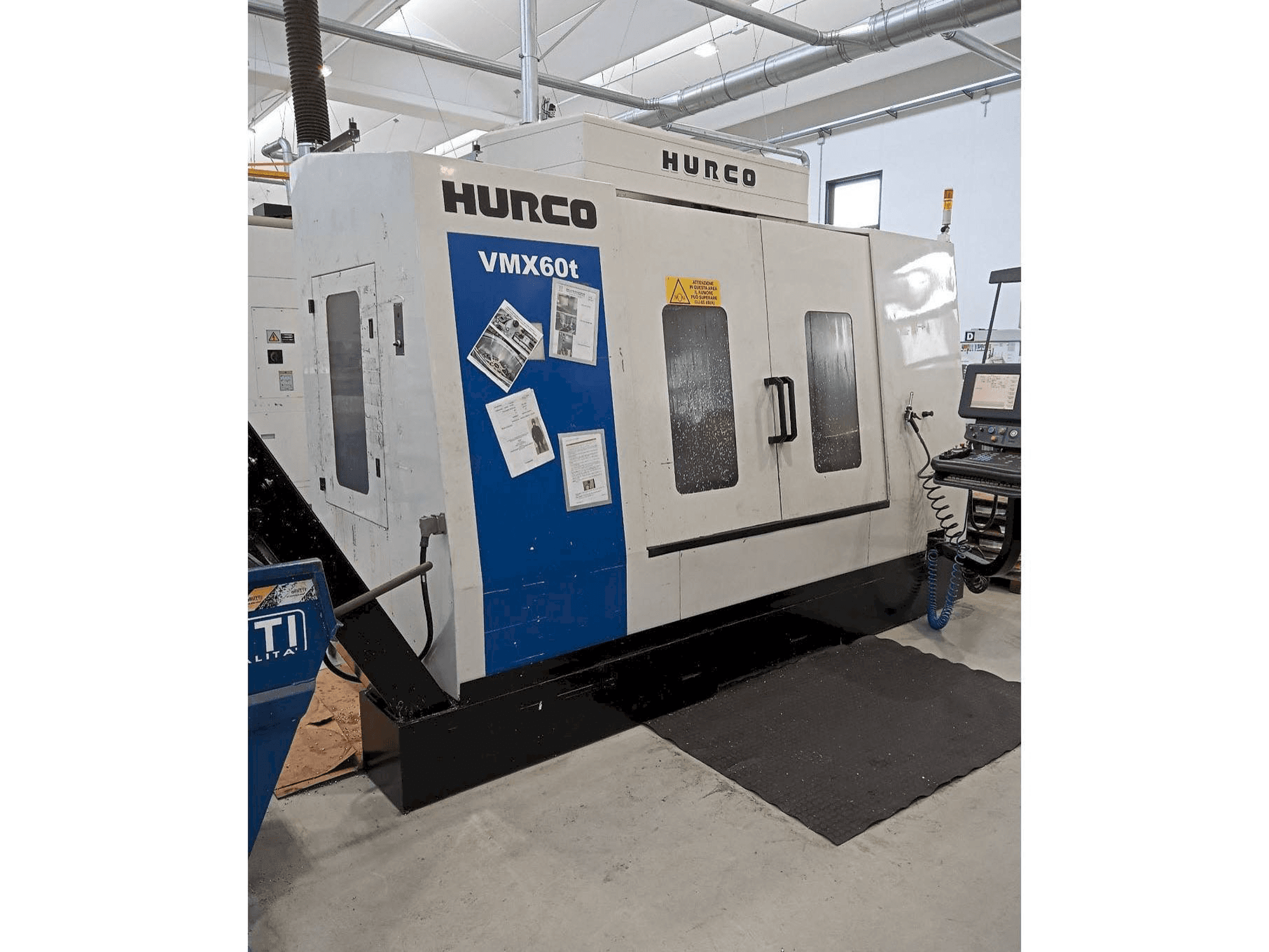 Front view of Hurco VMX 60T machine
