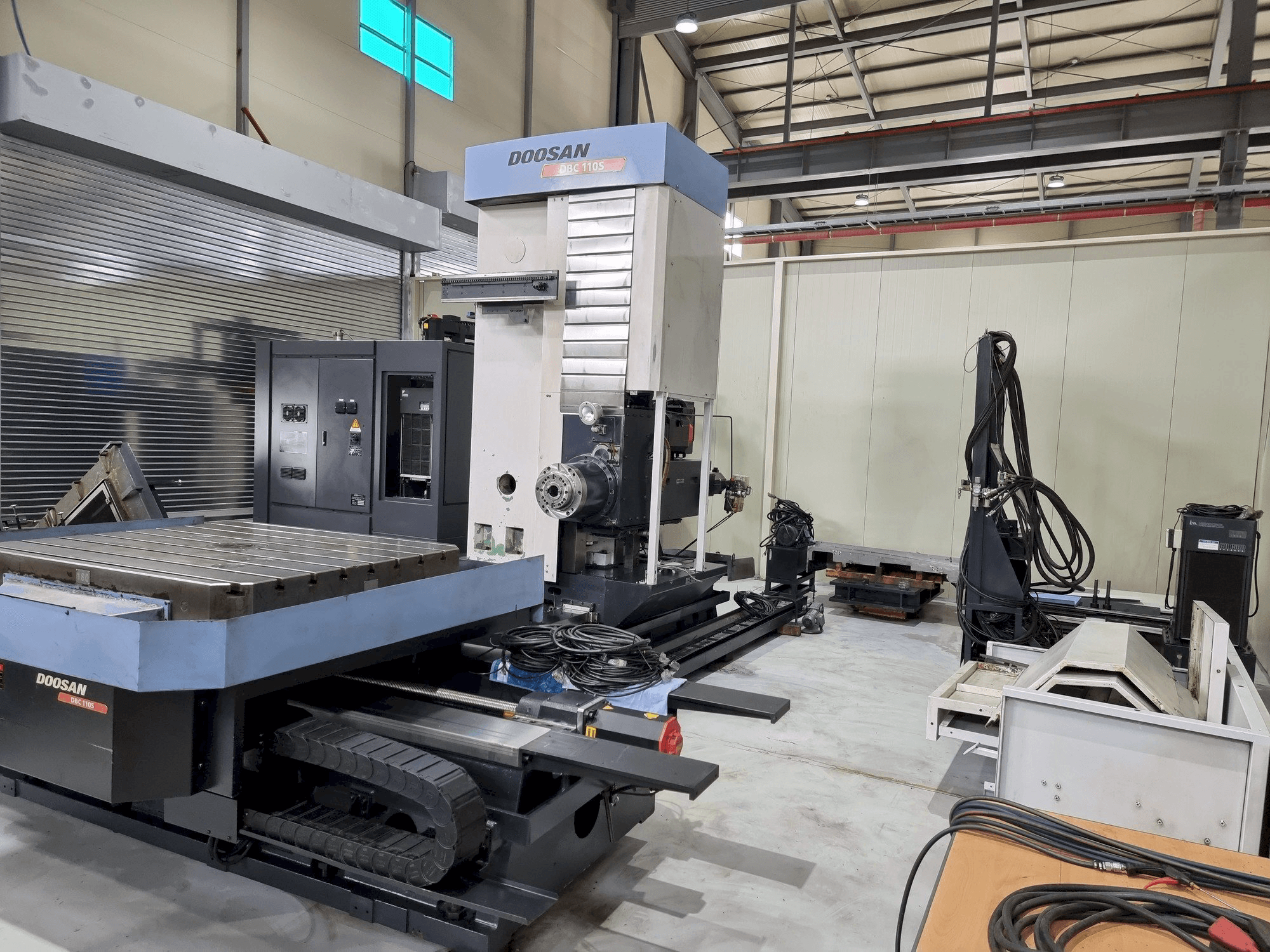 Front view of Doosan DBC 110S machine