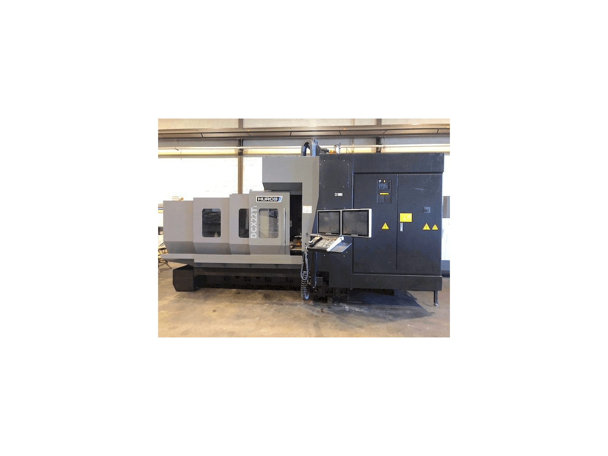 Front view of Hurco DCX 22Ti machine