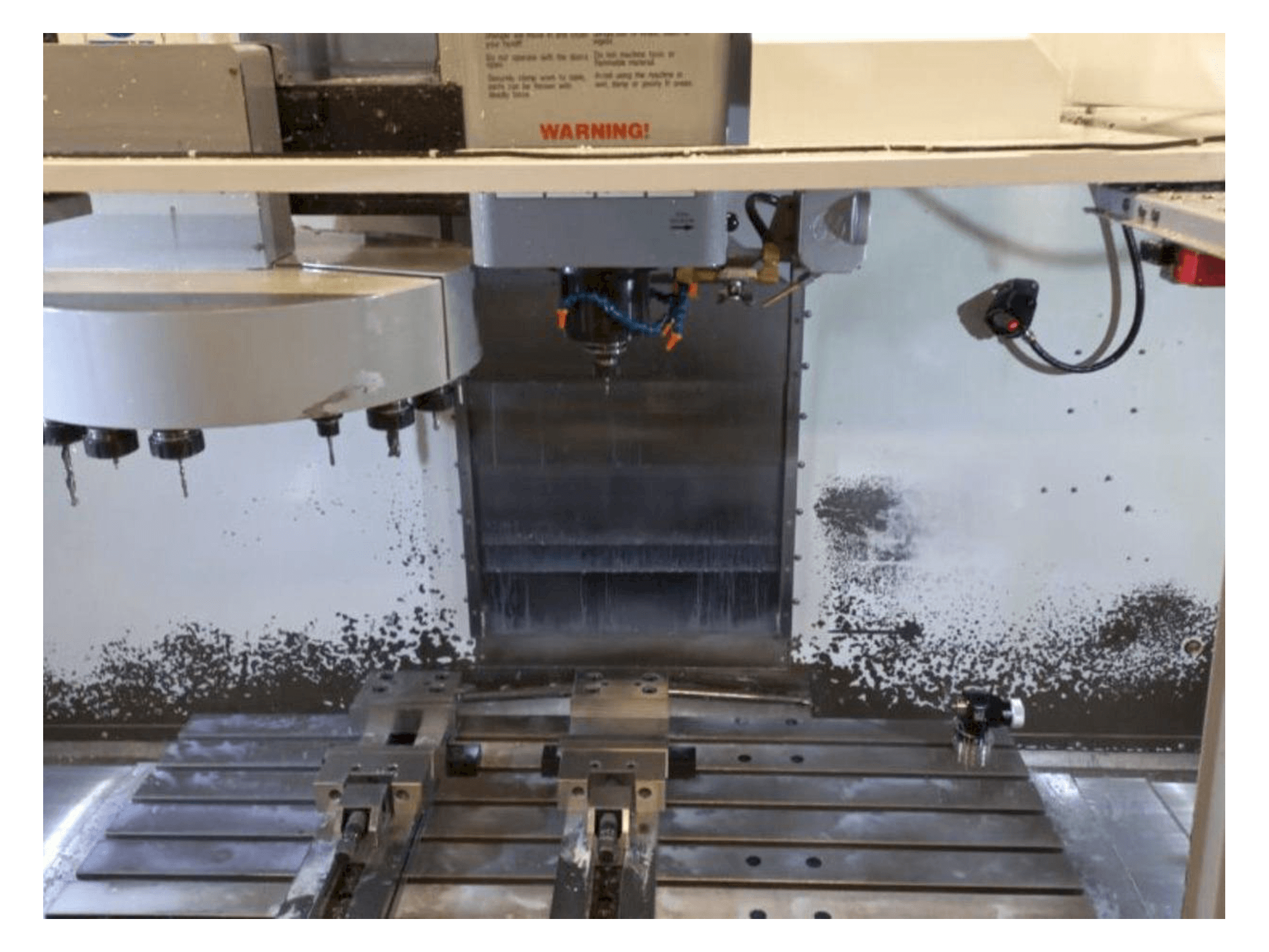 Front view of HAAS VF-4 DHE machine