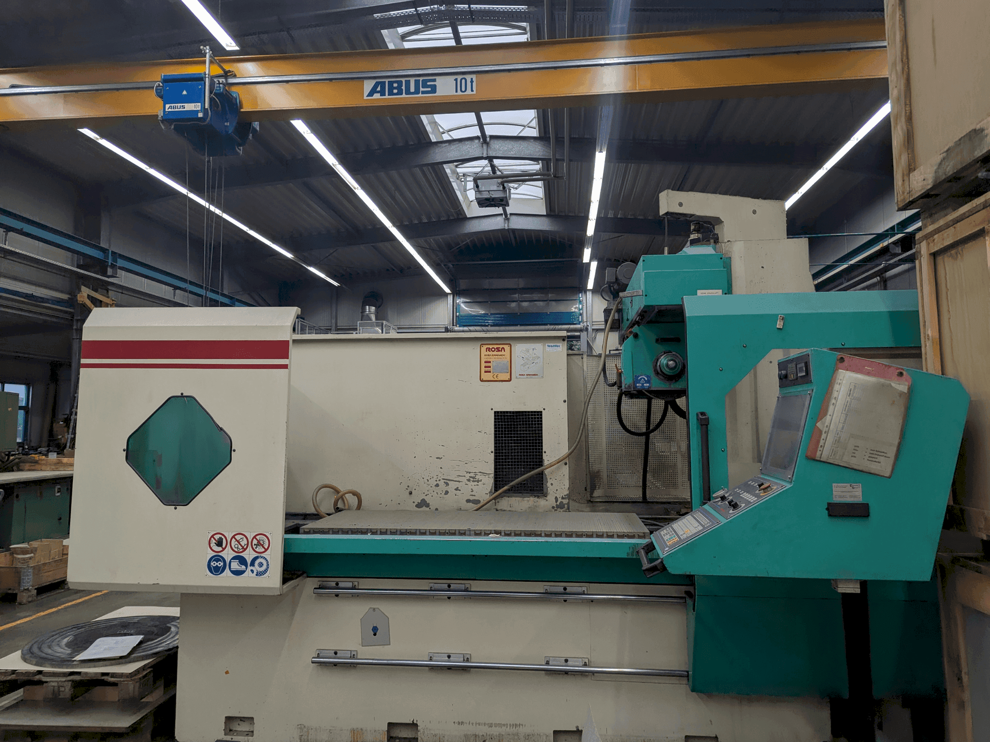 Front view of ROSA ERMANDO Linea Silver 16.8 machine