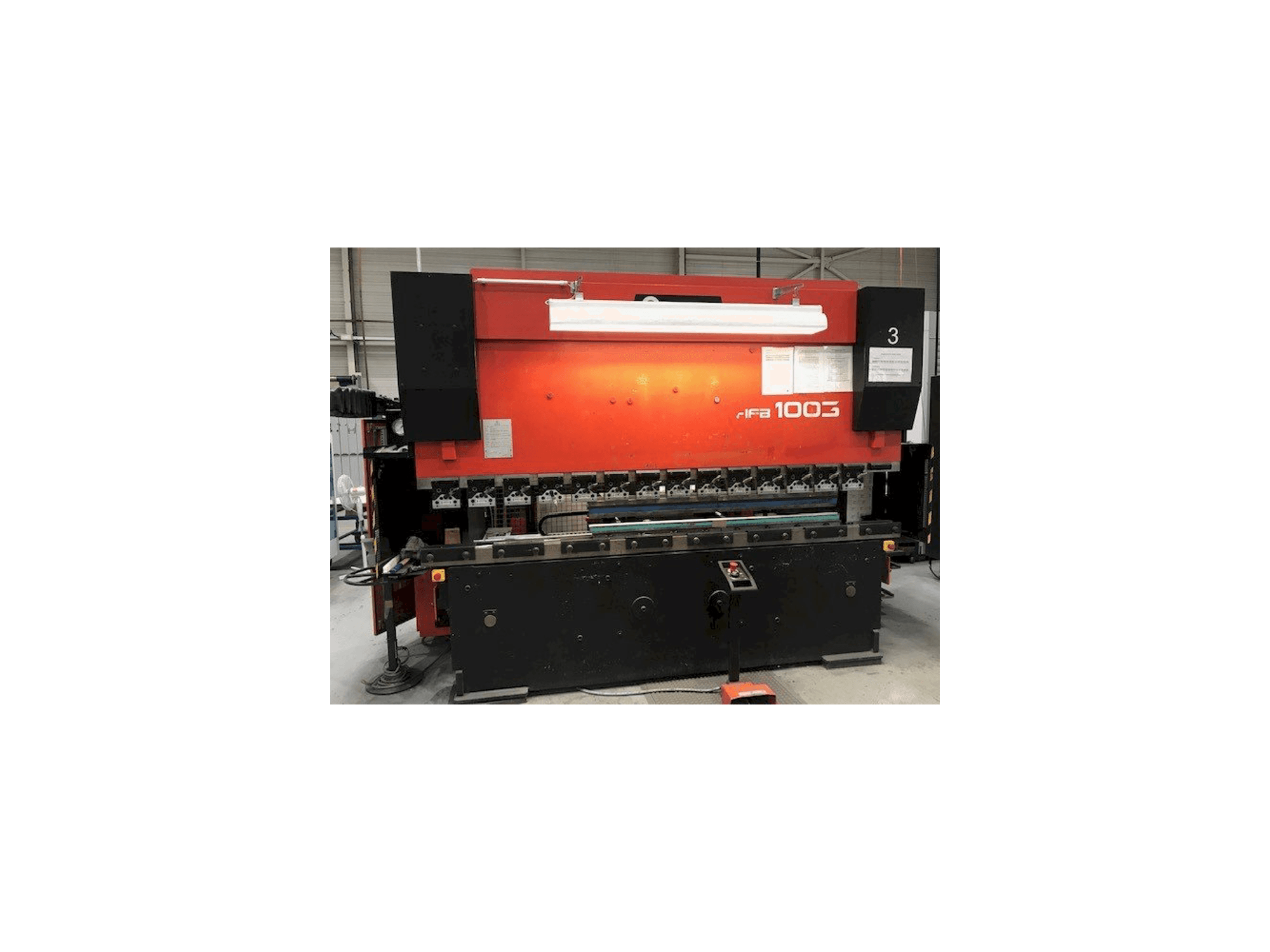 Front view of AMADA HFBO 100-3 machine