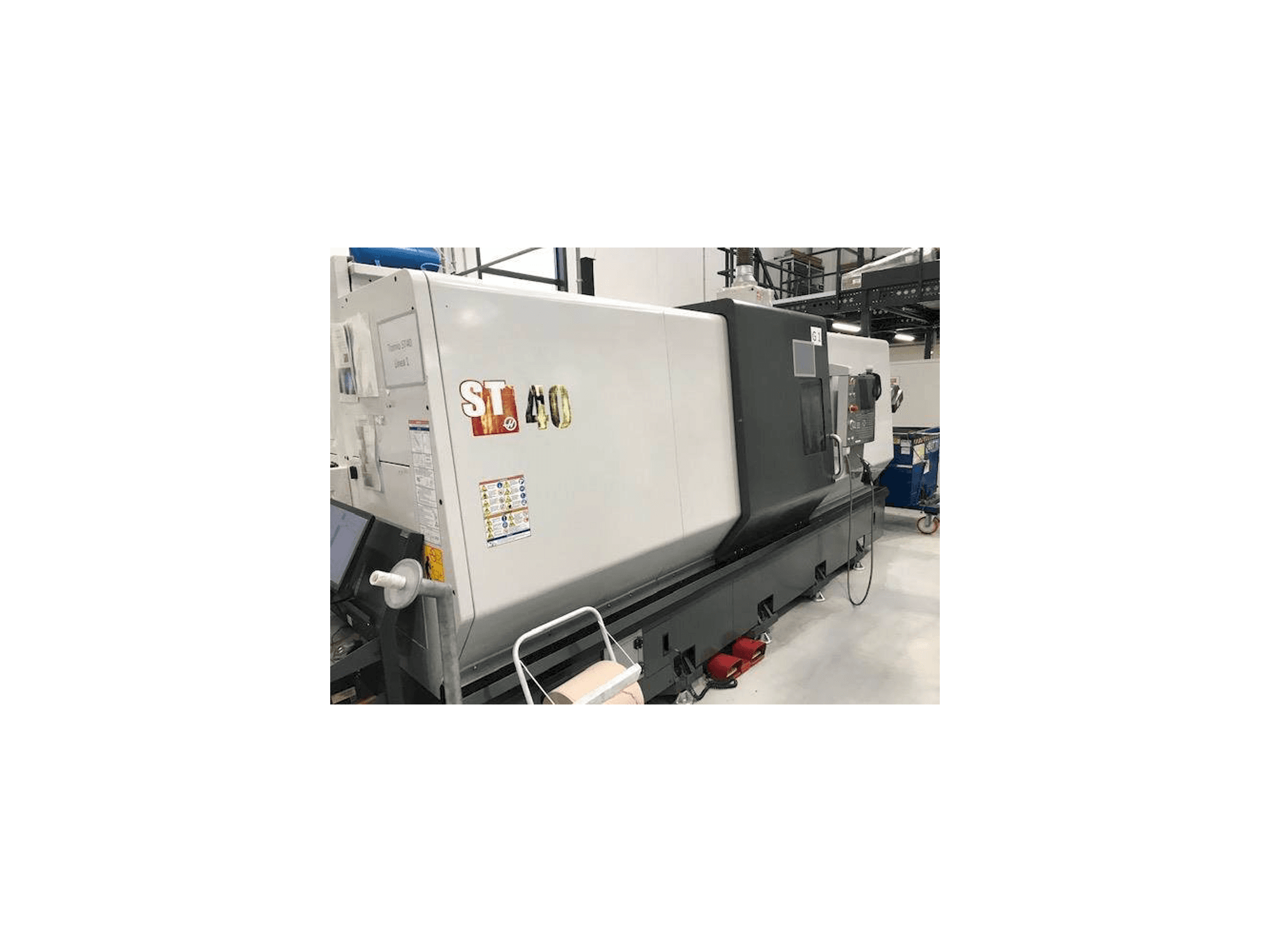 Front view of HAAS ST40 machine