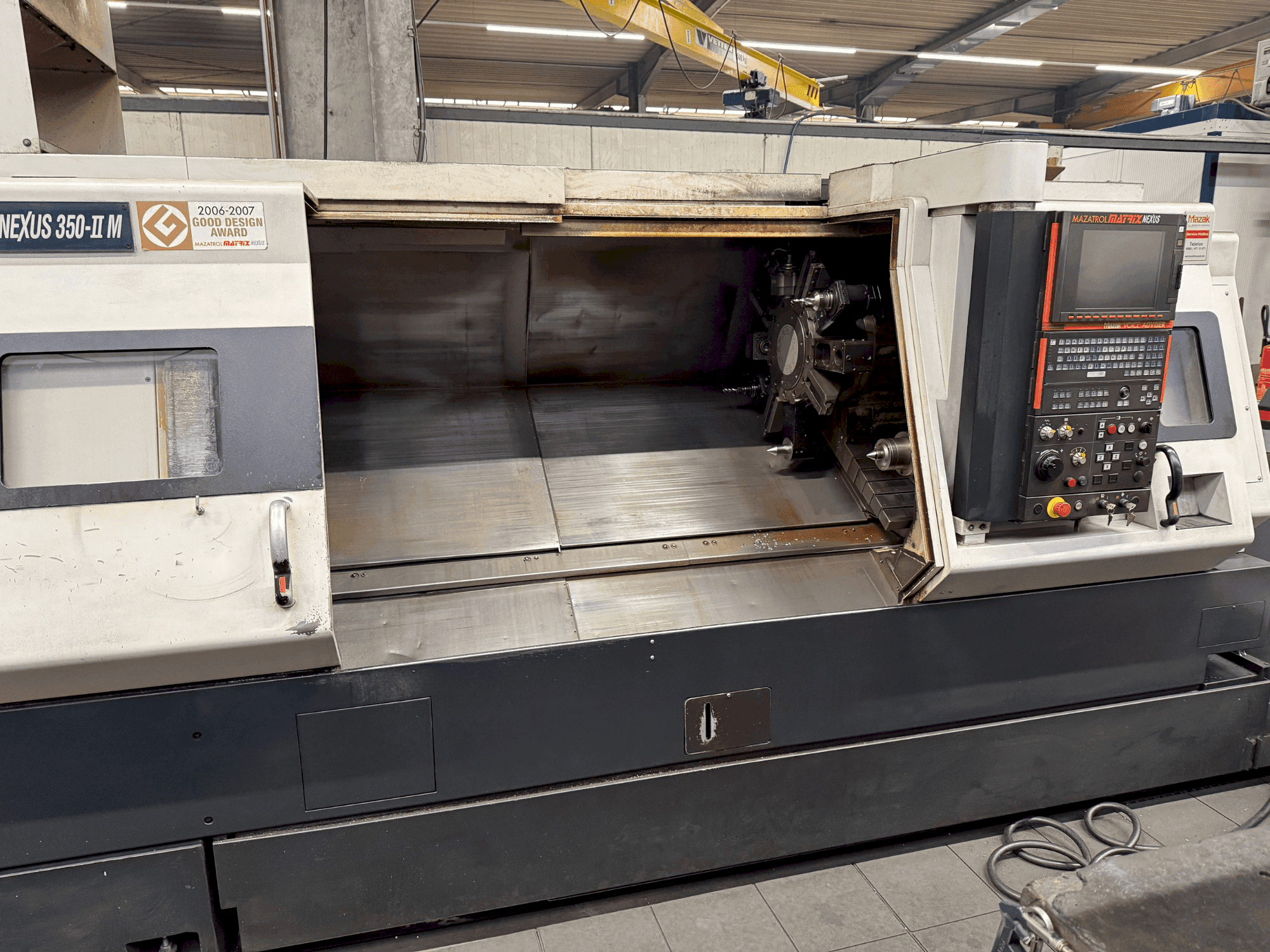Front view of Mazak Quick Turn Nexus 350-II M machine