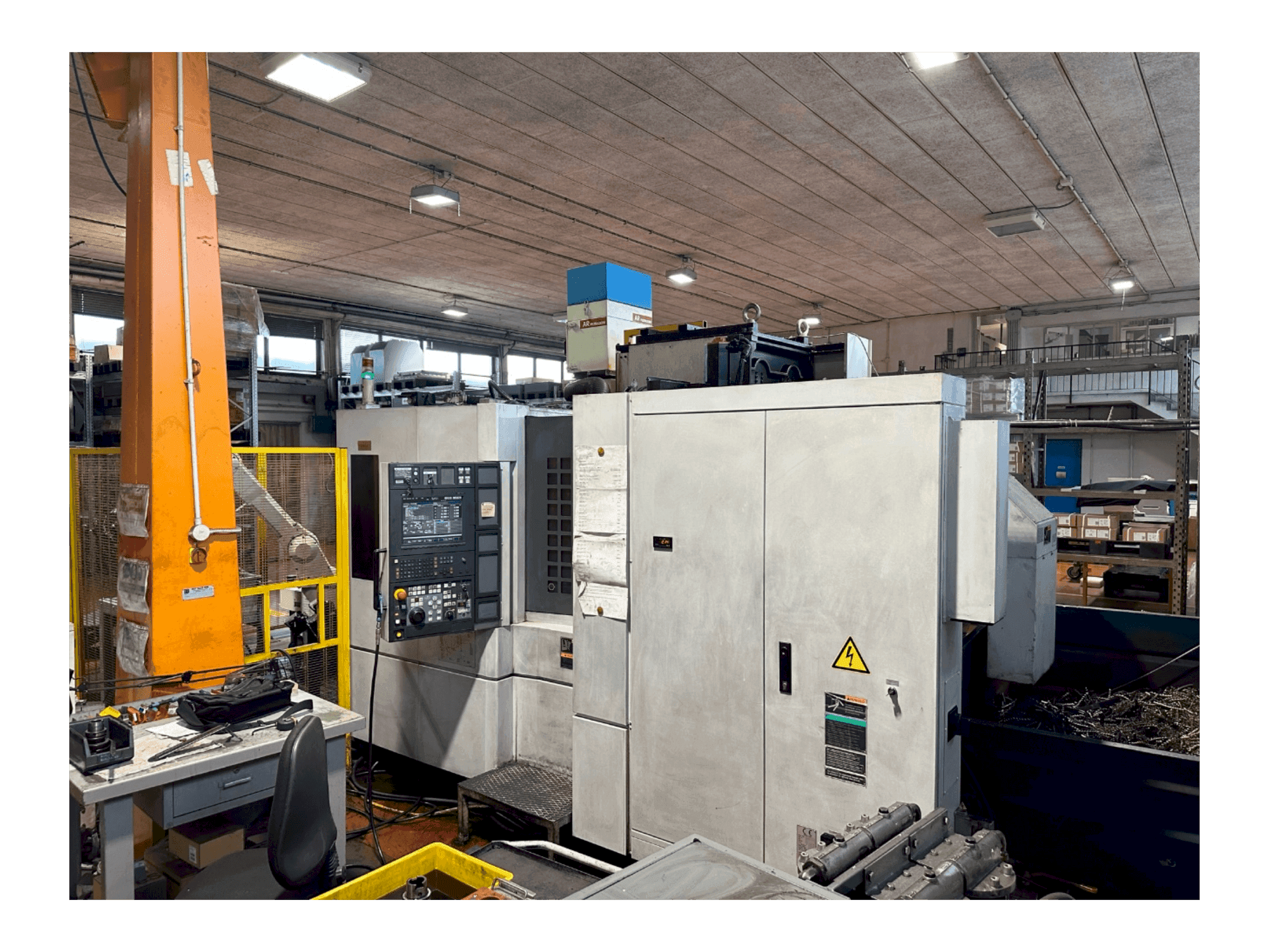 Front view of MORI SEIKI NH 4000 DCG machine